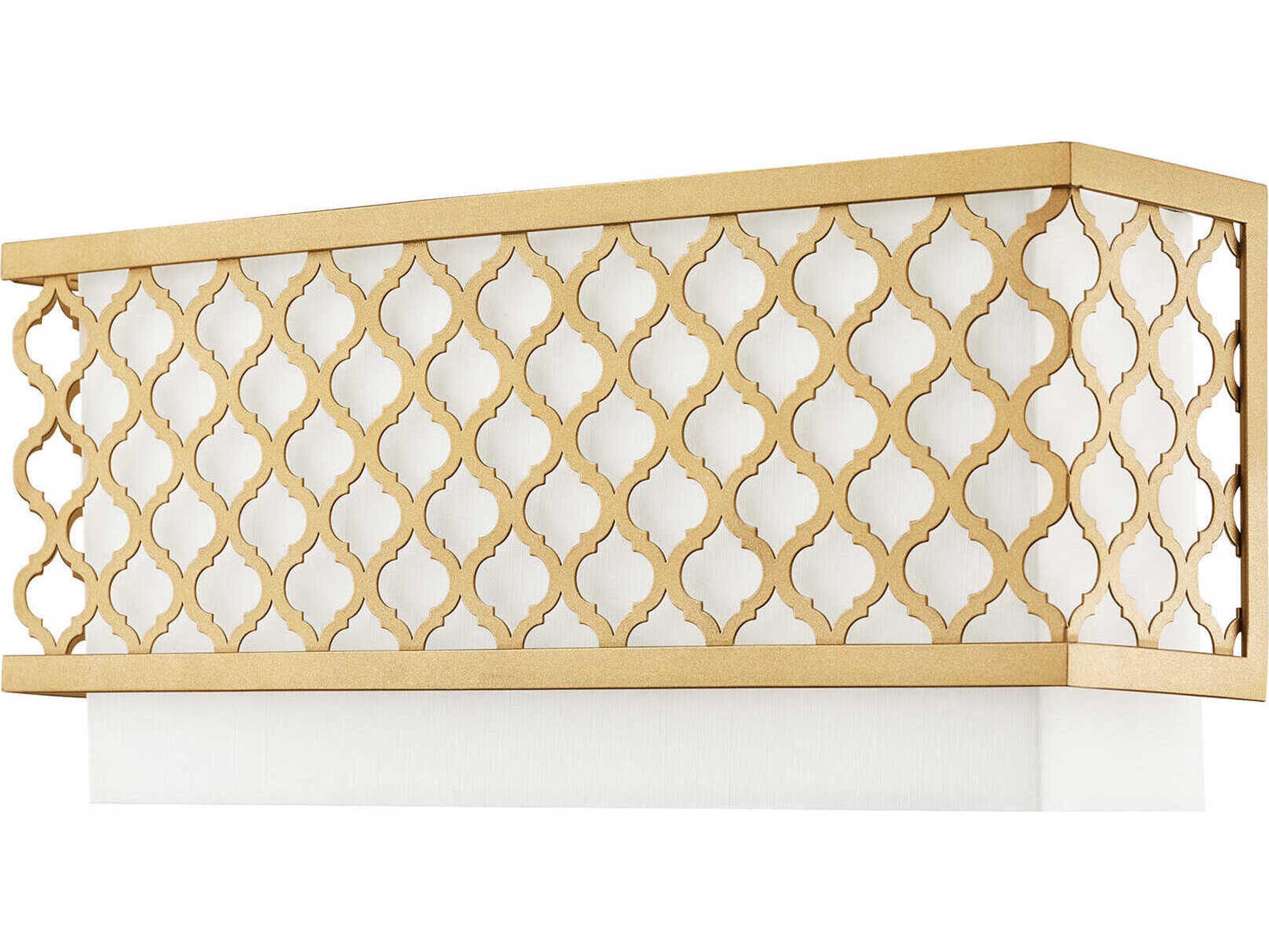 Livex Lighting Arabesque 2-Light Soft Gold Wall Sconce