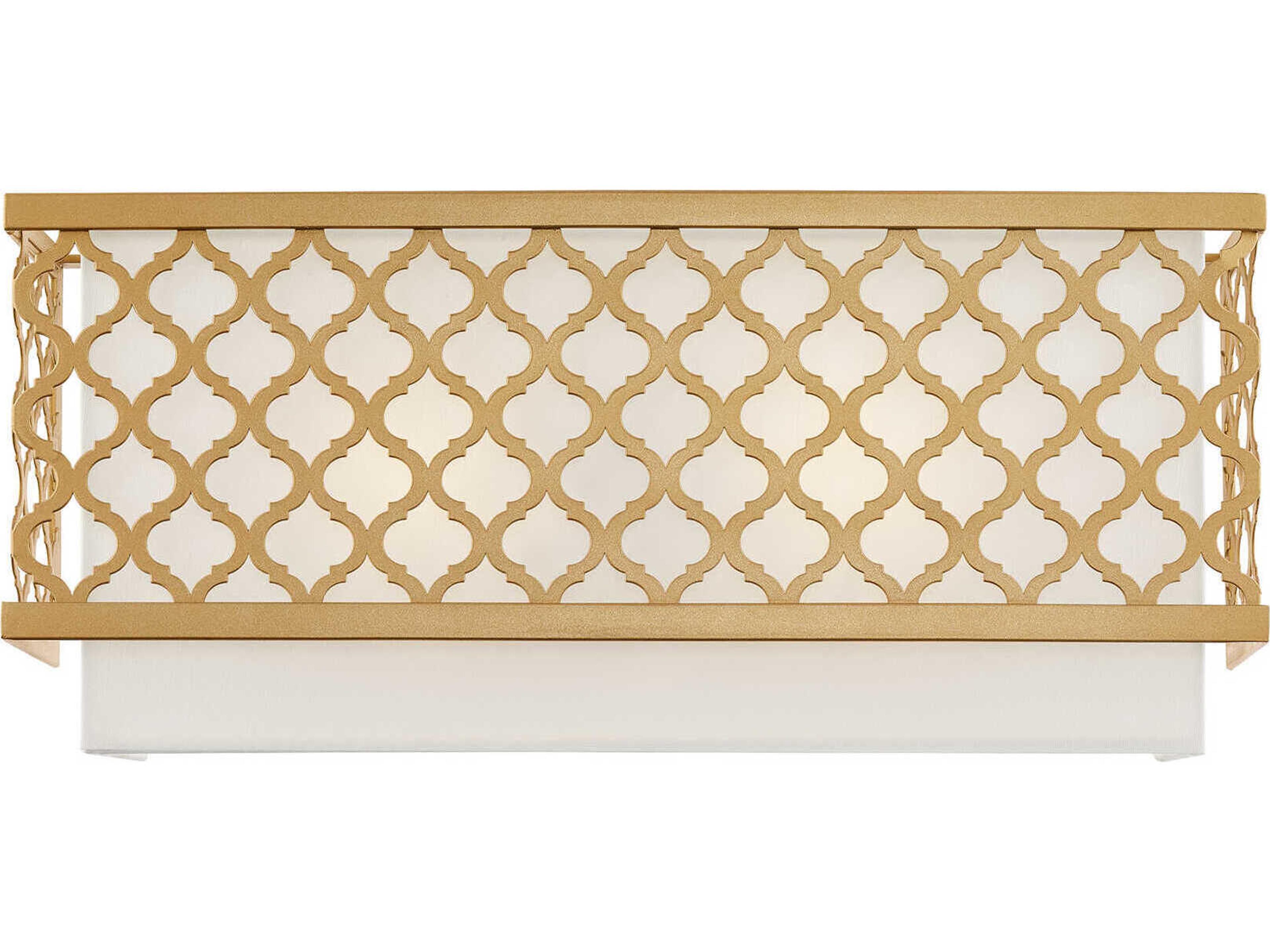 Livex Lighting Arabesque 2-Light Soft Gold Wall Sconce