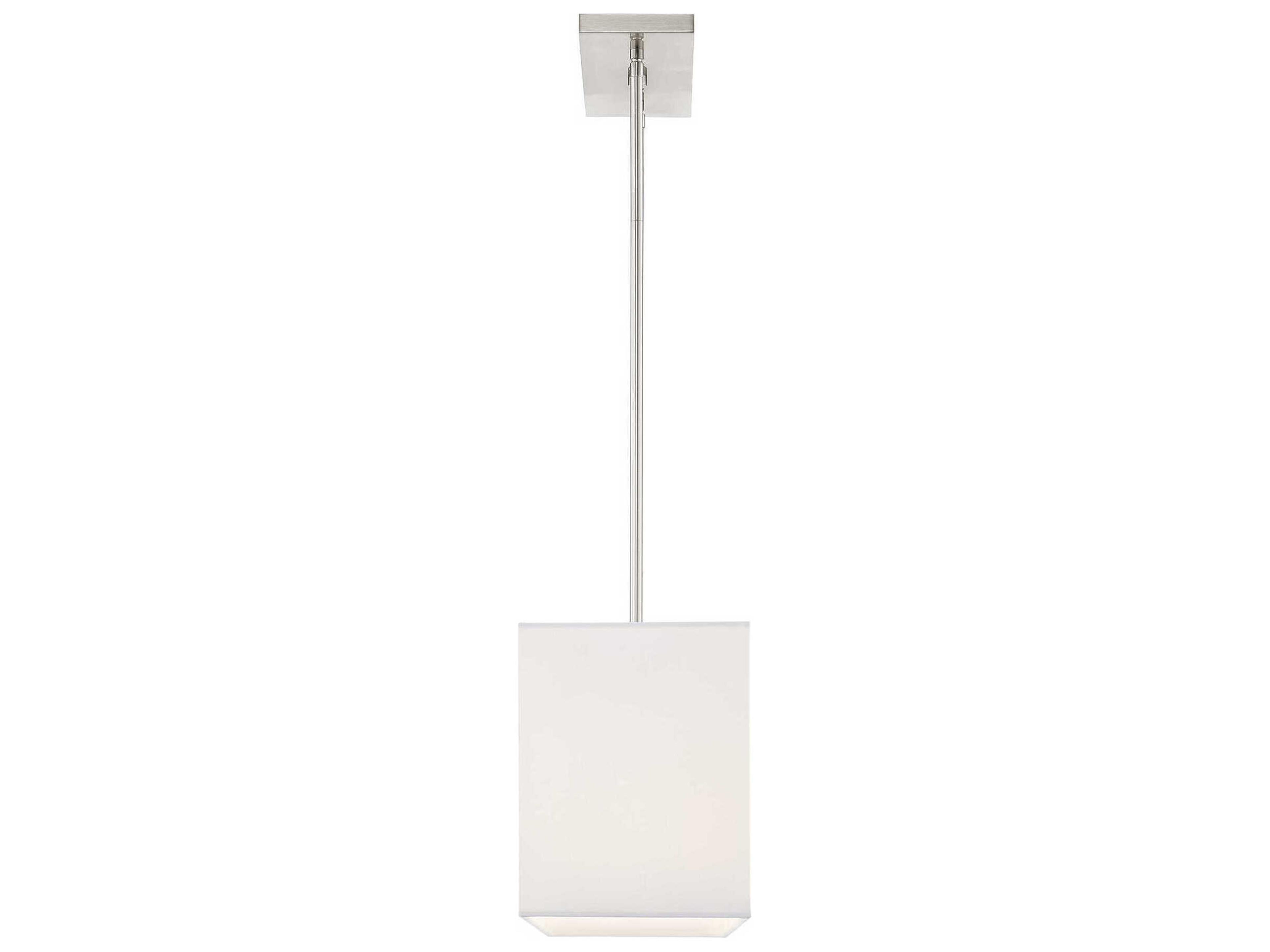Livex Lighting Summit 3-Light Brushed Nickel Geometric Island Pendant