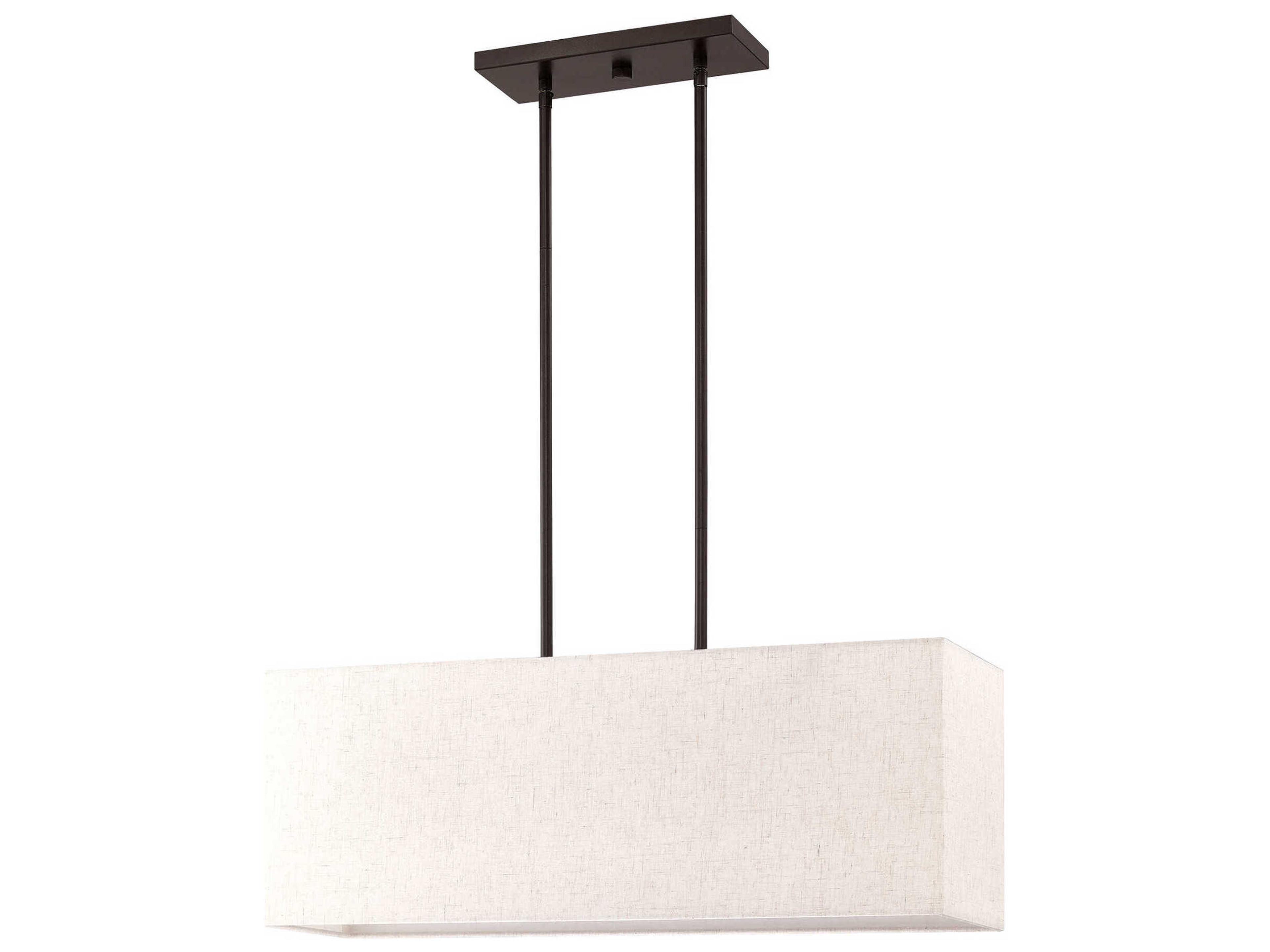 Livex Lighting Summit 3-Light English Bronze Geometric Island Pendant