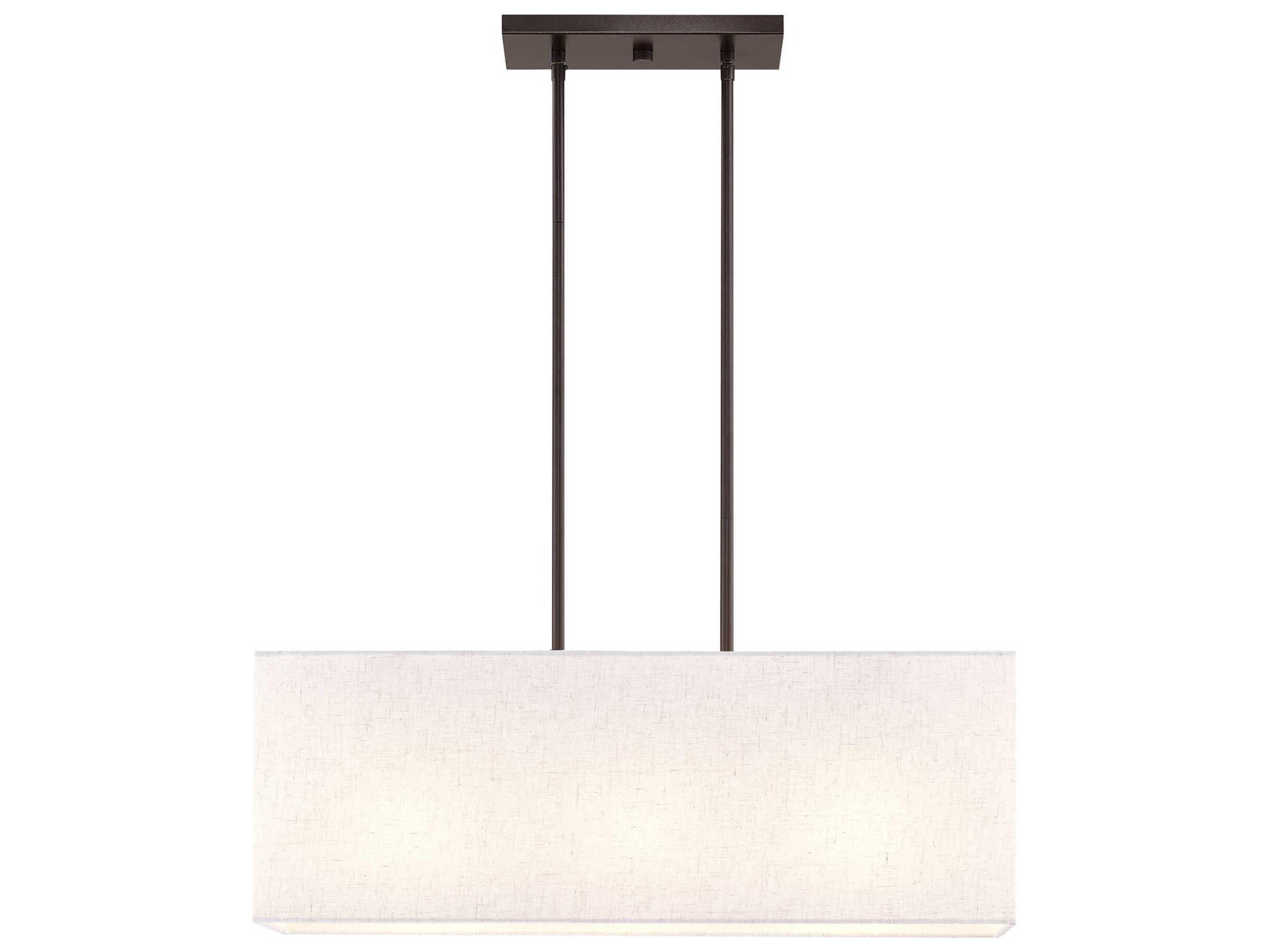 Livex Lighting Summit 3-Light English Bronze Geometric Island Pendant