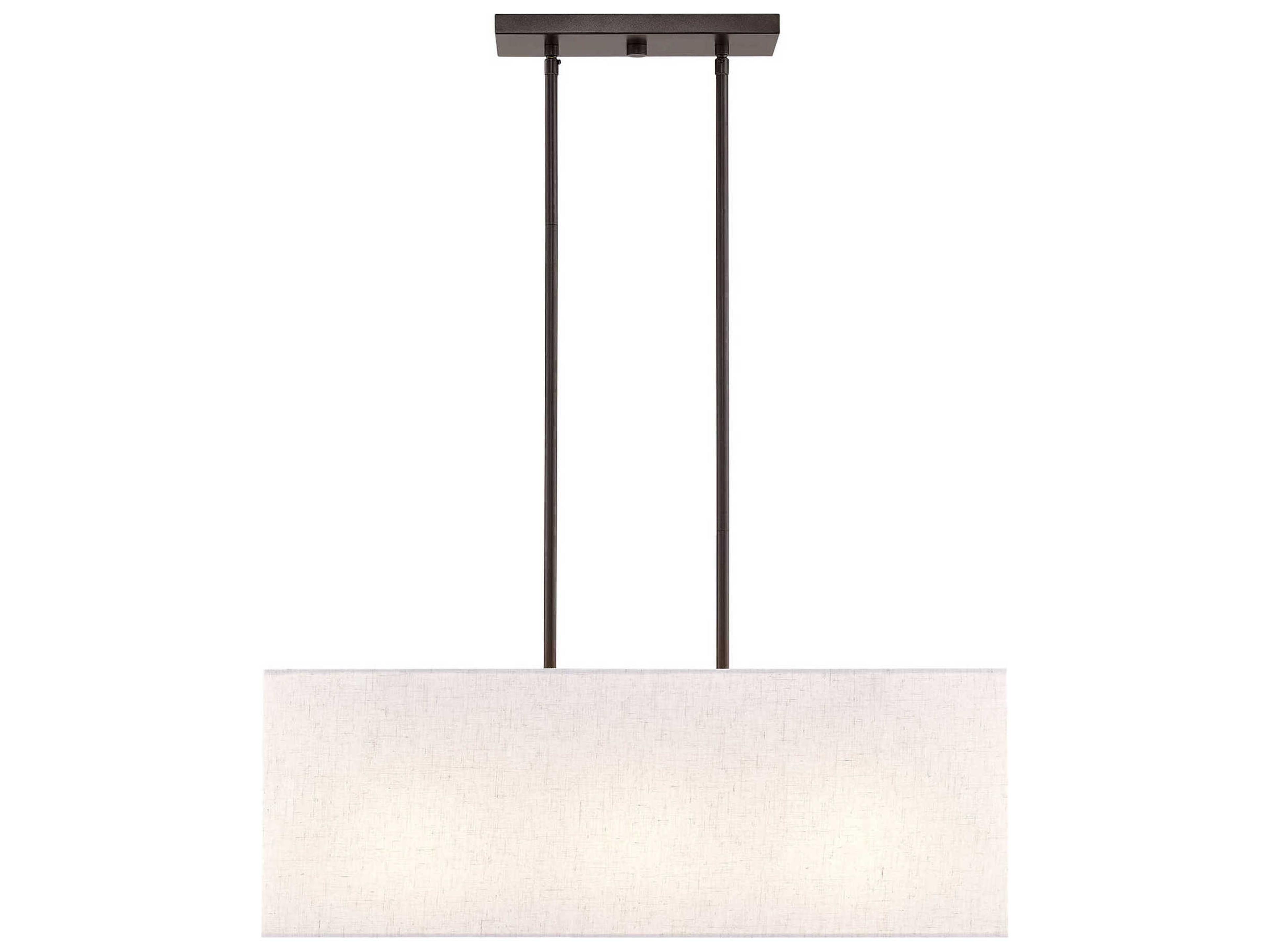 Livex Lighting Summit 3-Light English Bronze Geometric Island Pendant
