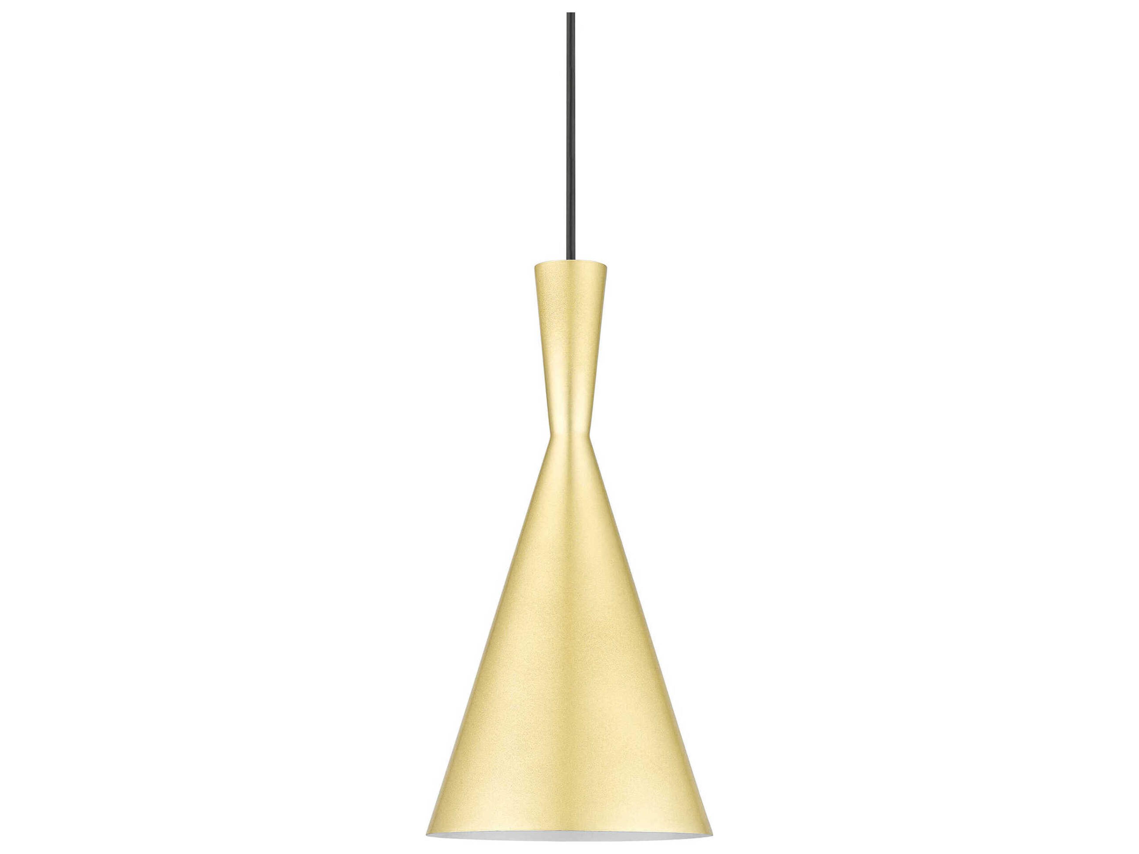 Livex Lighting Waldorf 1-Light Soft Gold Polished Brass Mini Pendant