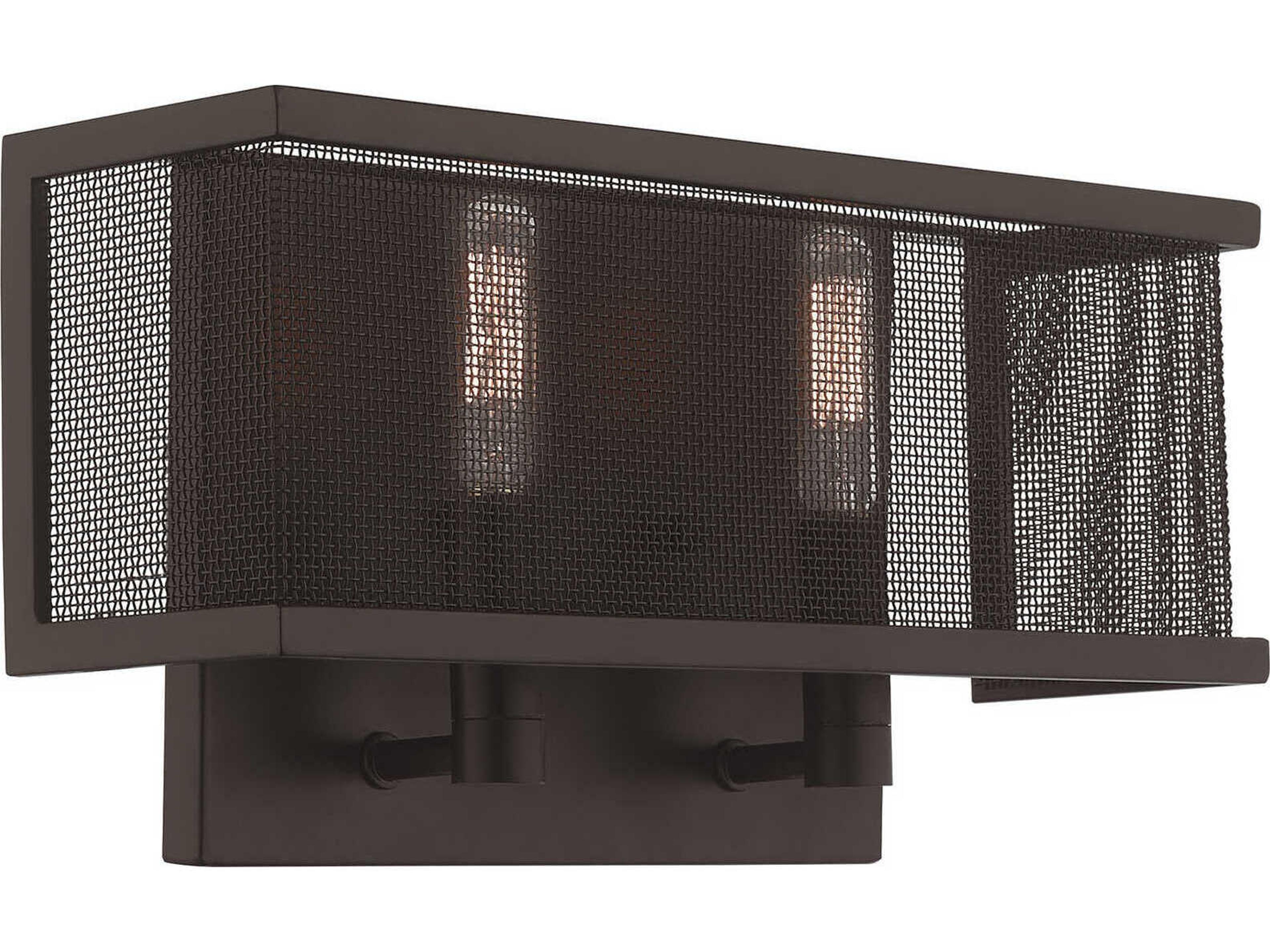 Braddock 2-Light Bronze Wall Sconce