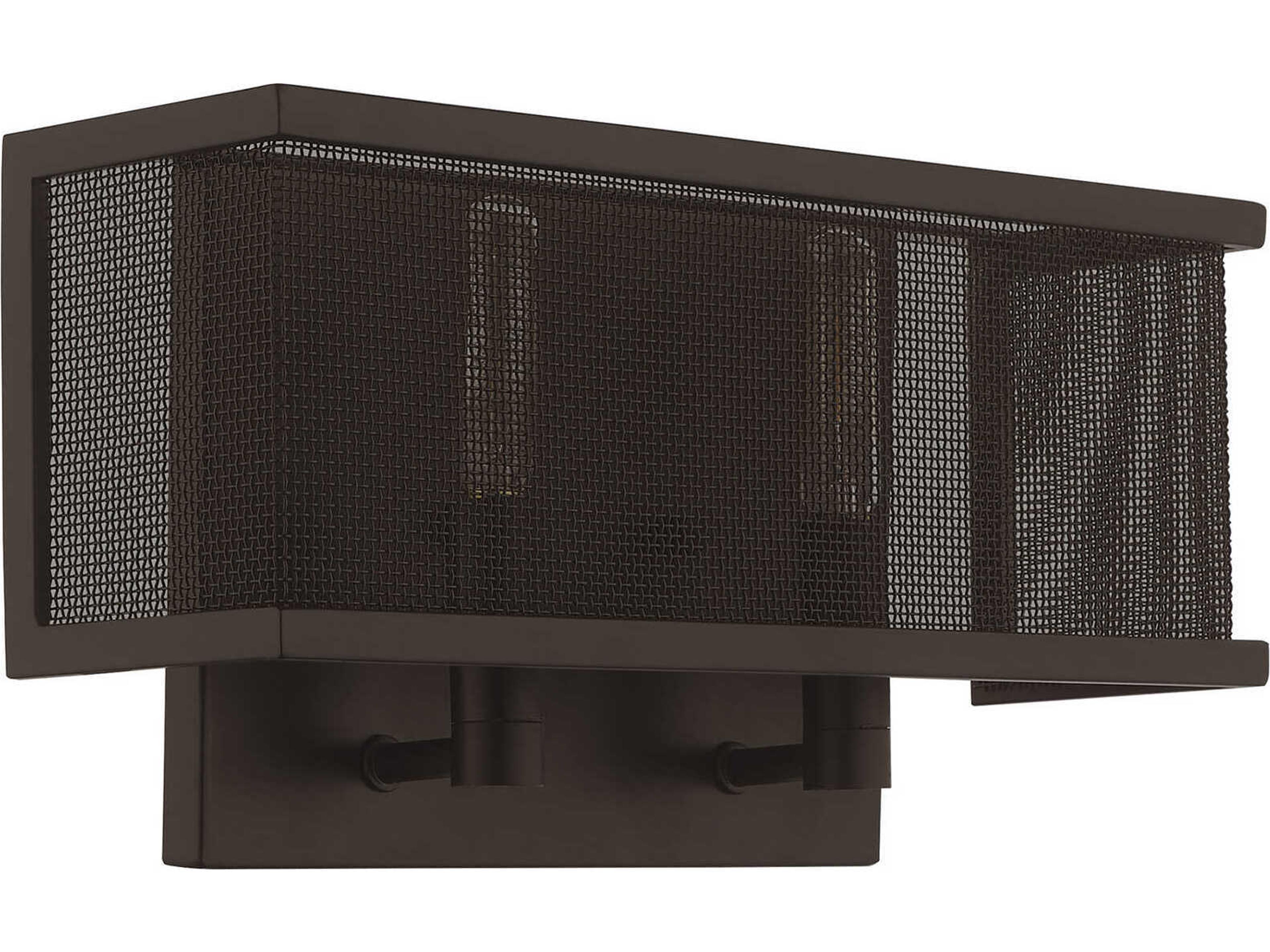 Livex Lighting Braddock 2-Light Bronze Wall Sconce