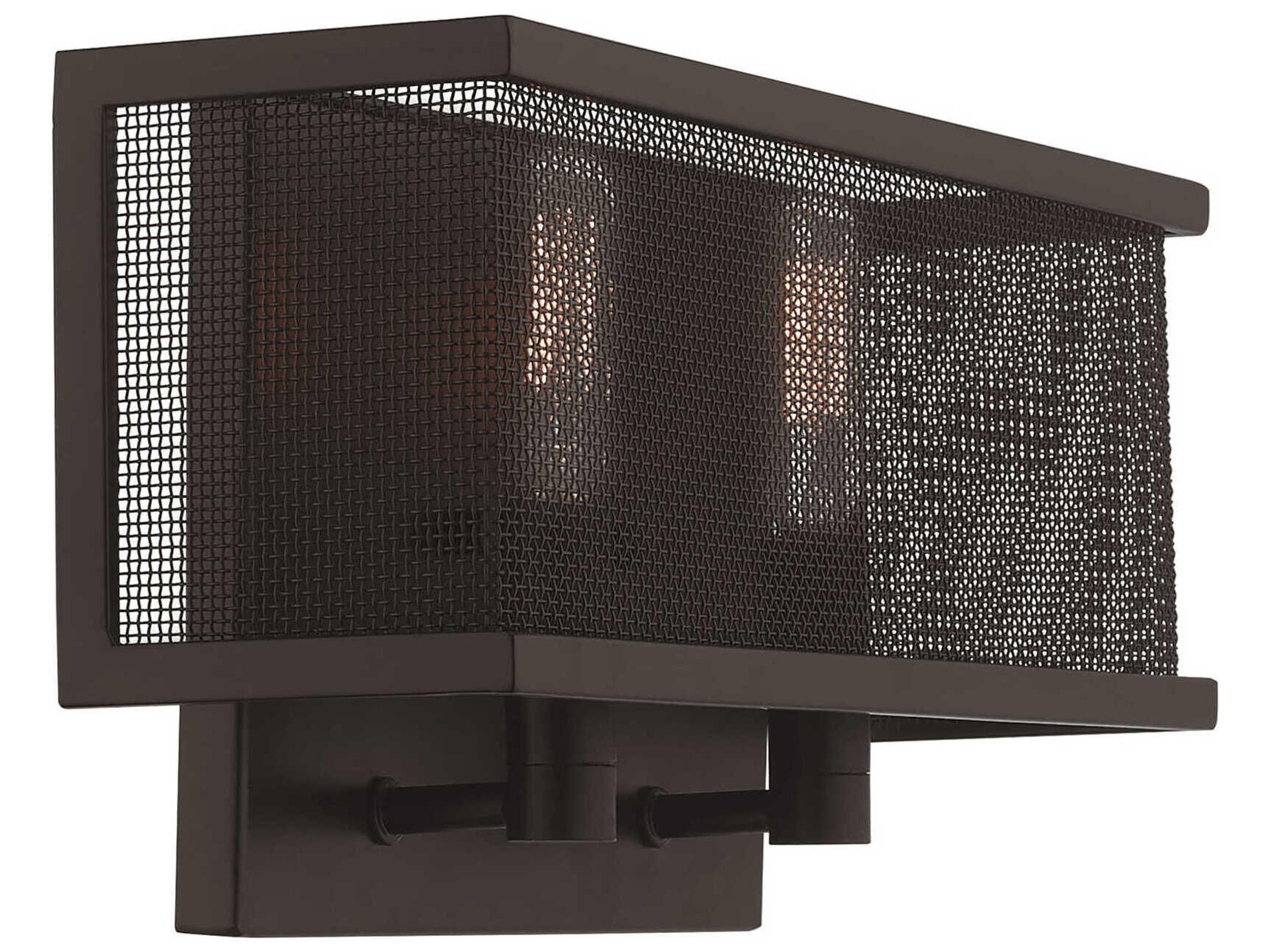 Livex Lighting Braddock 2-Light Bronze Wall Sconce