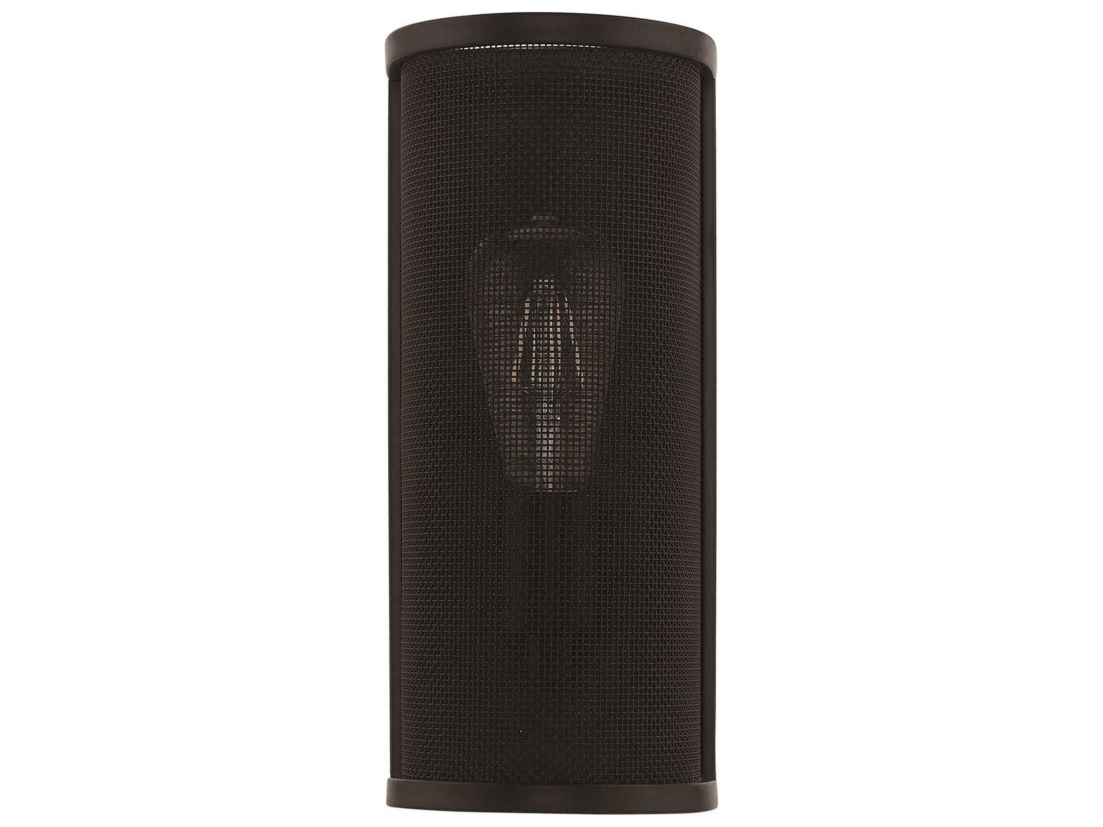 Livex Lighting Braddock 1-Light Bronze Black Wall Sconce