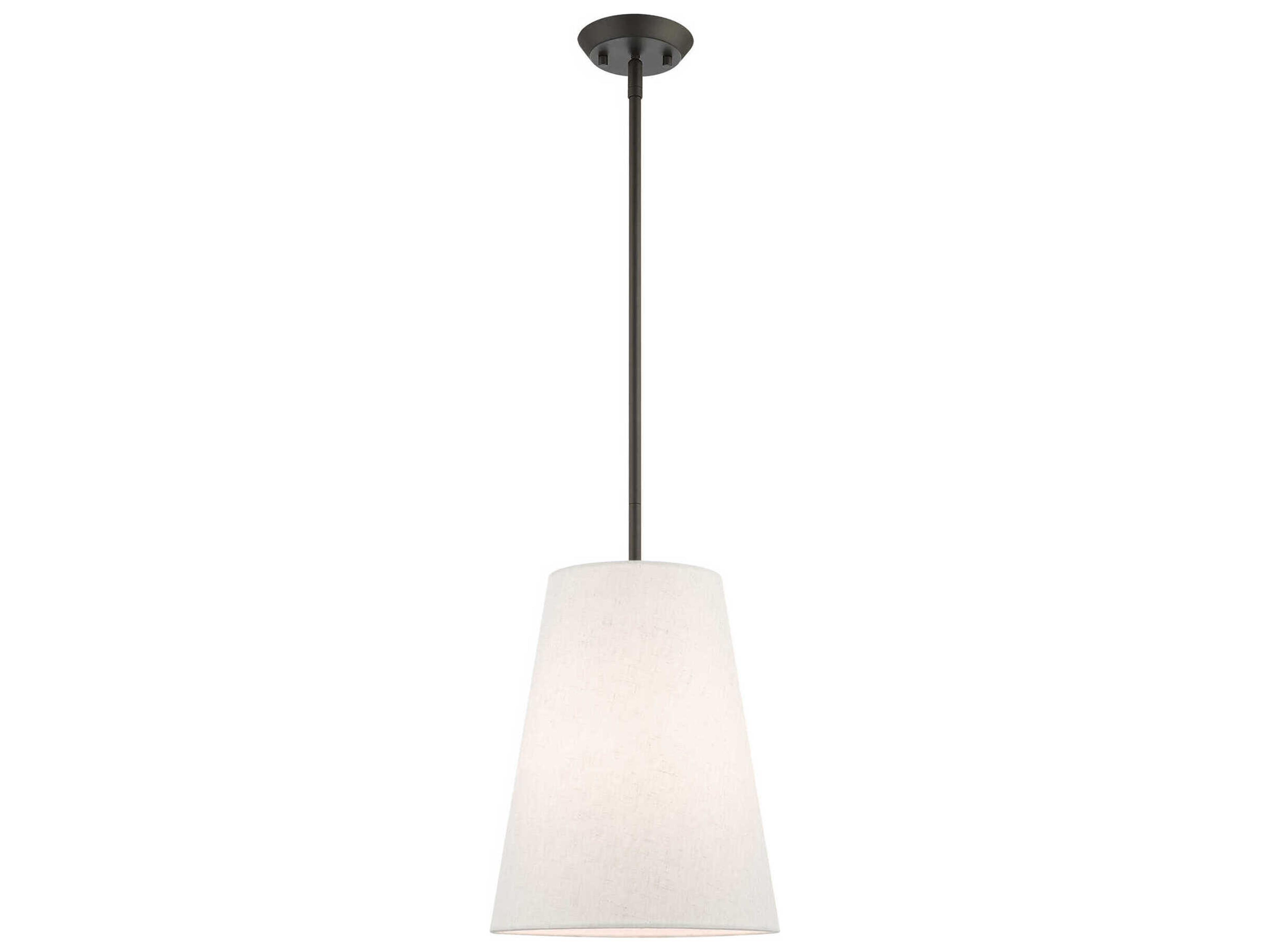 Prato 1-Light Bronze Empire Geometric Mini Pendant