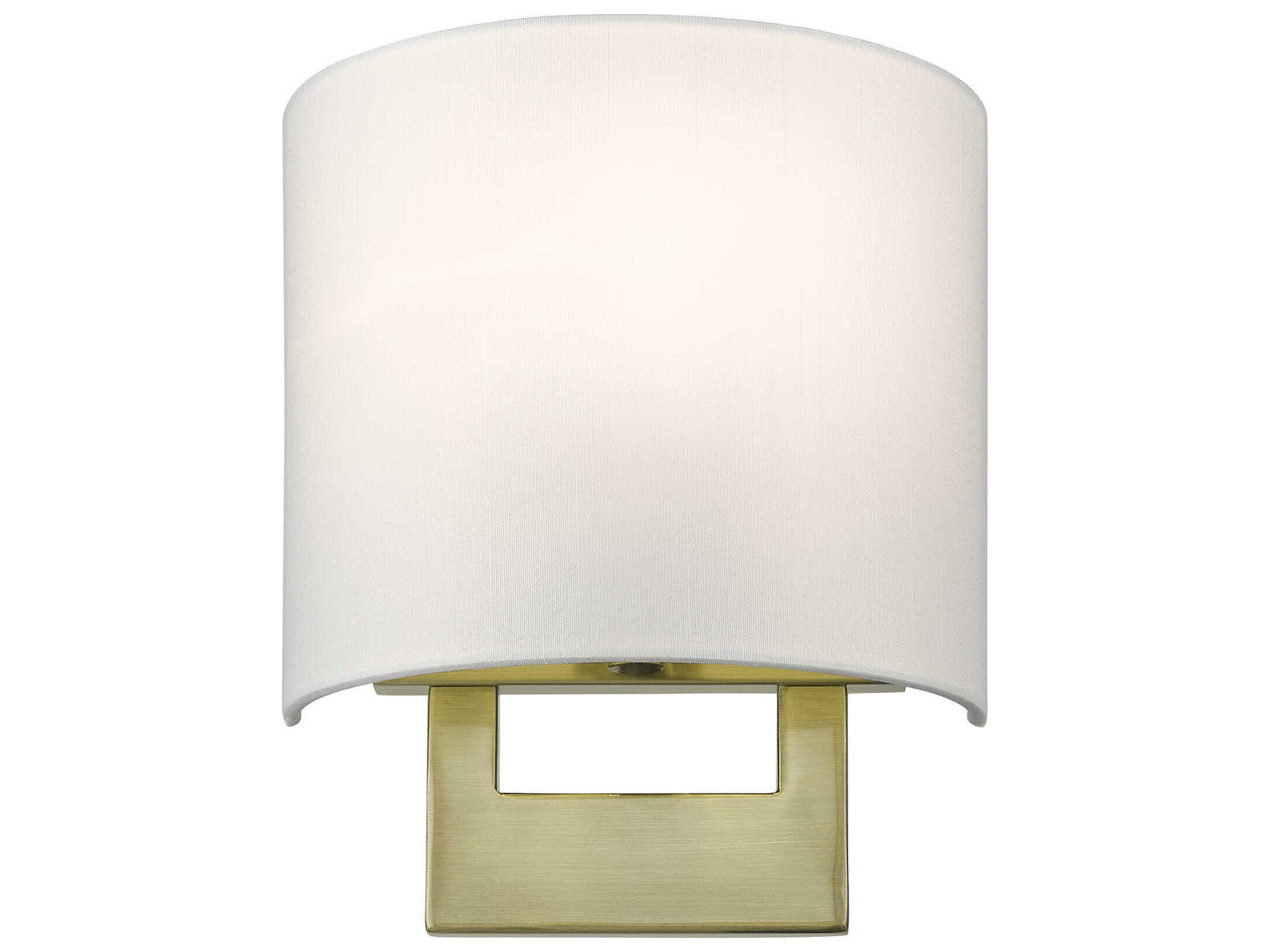 Livex Lighting Petite 1-Light Antique Brass Wall Sconce