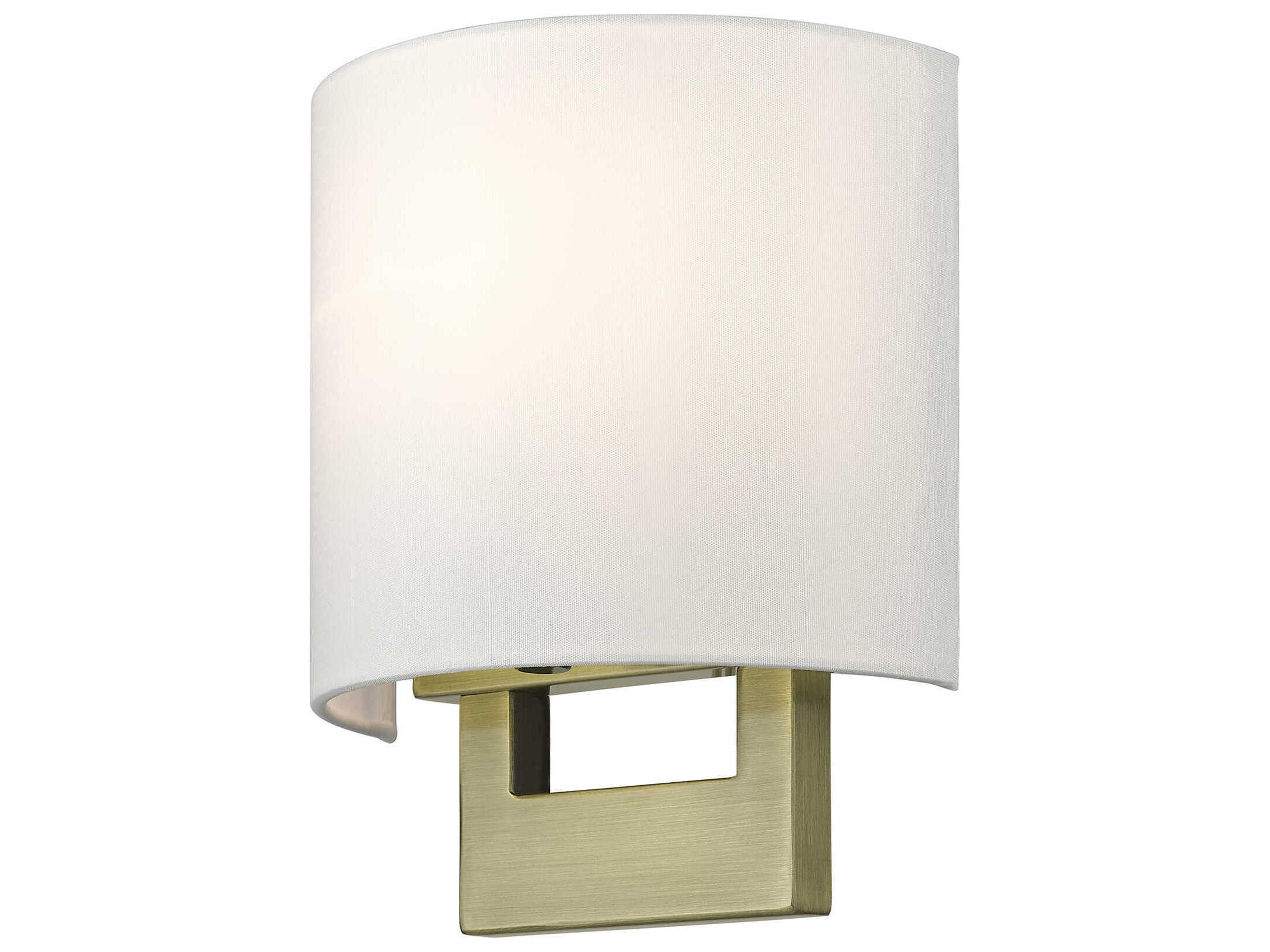 Livex Lighting Petite 1-Light Antique Brass Wall Sconce