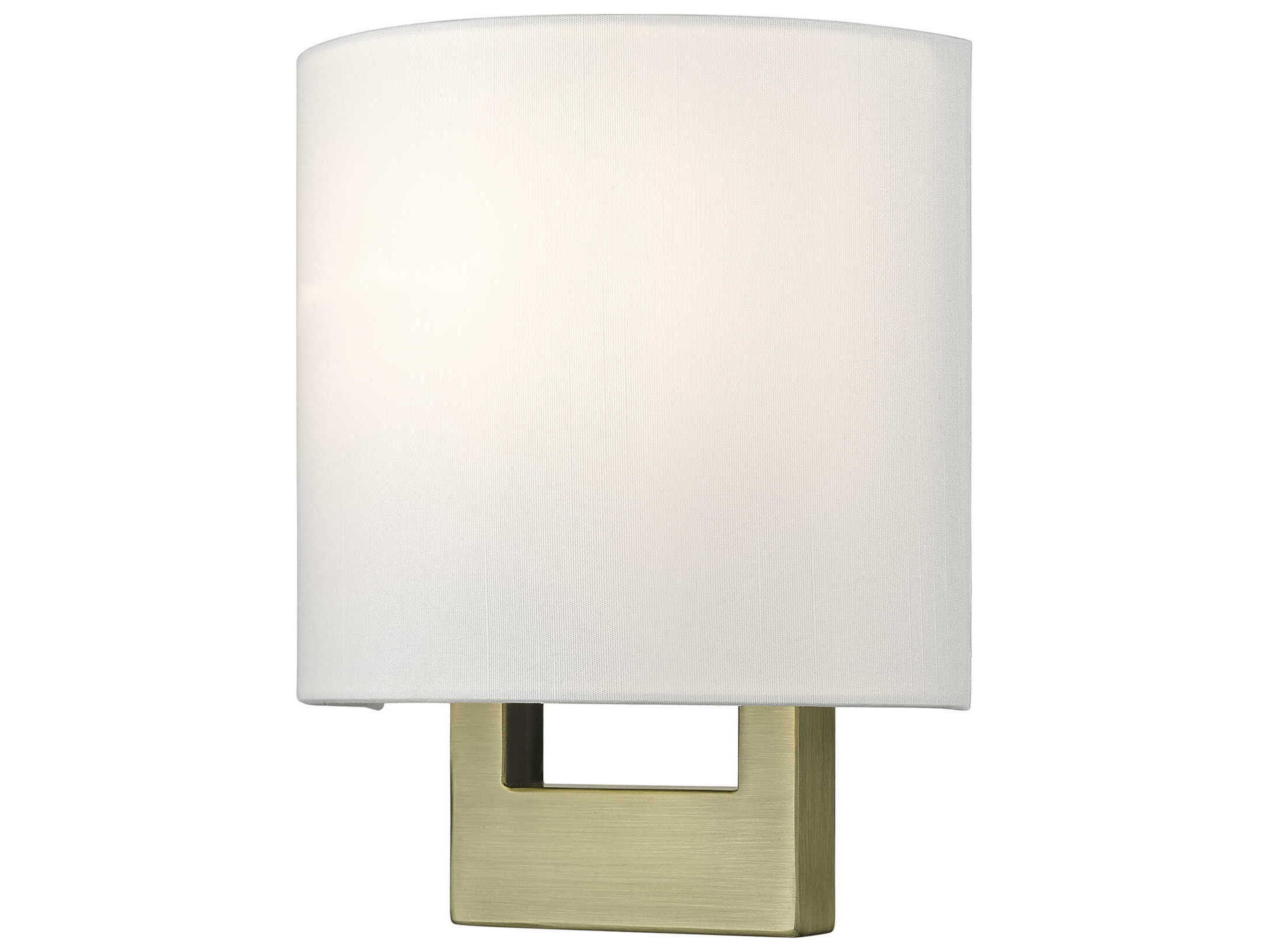 Livex Lighting Petite 1-Light Antique Brass Wall Sconce