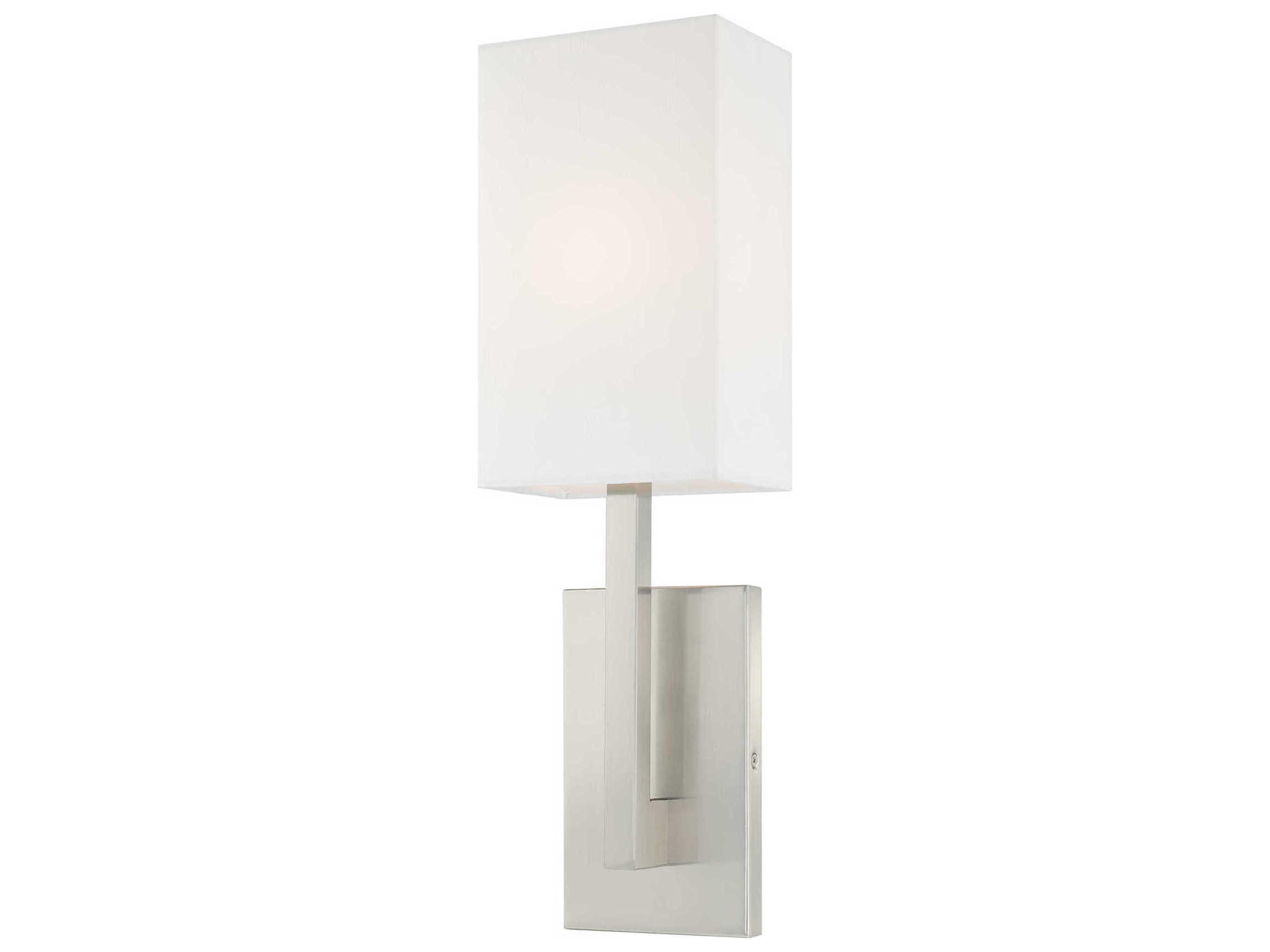 Hayworth 1-Light Brushed Nickel Wall Sconce