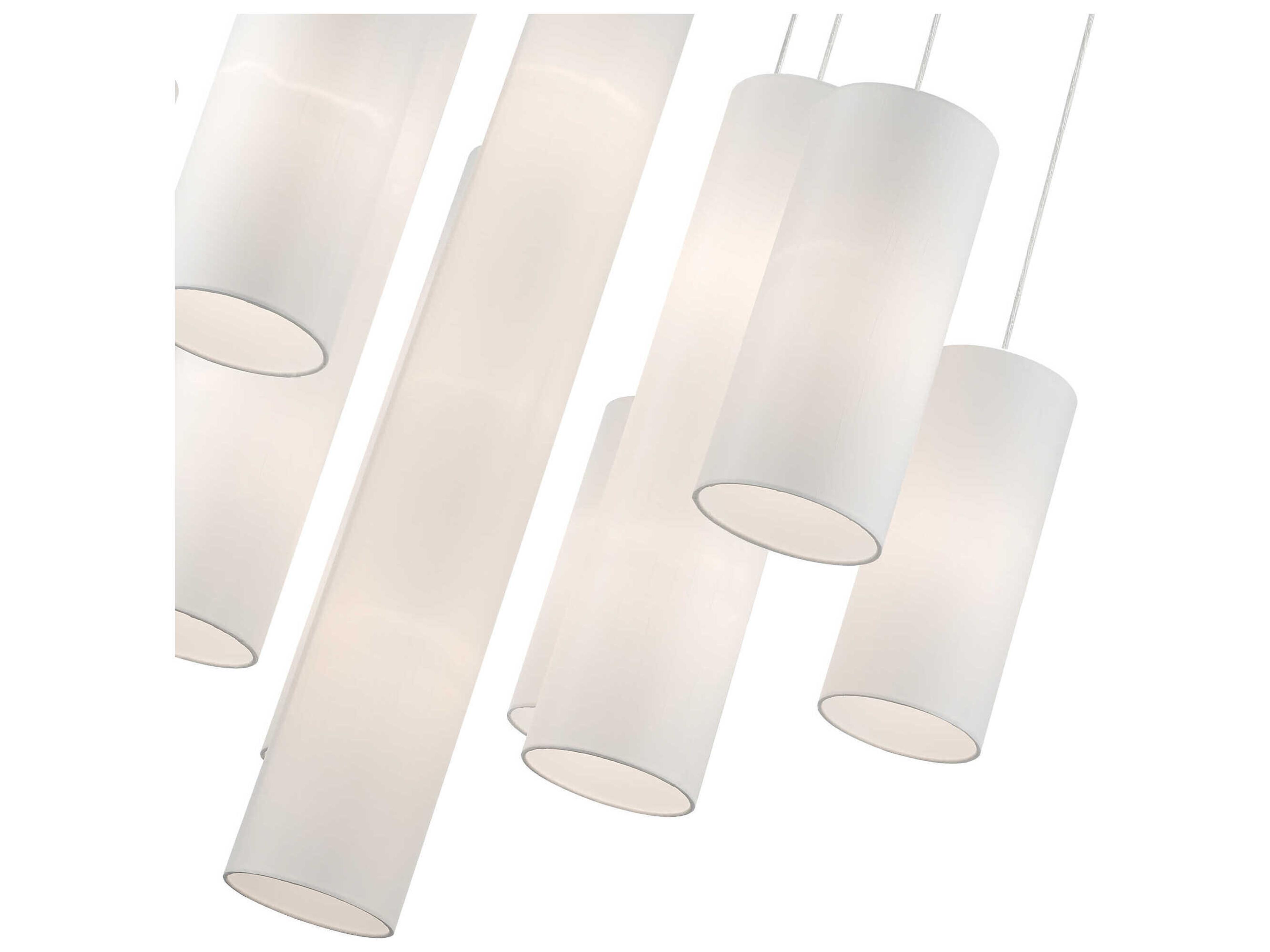 Livex Lighting Strathmore 15-Light Satin Brass Cylinder Pendant