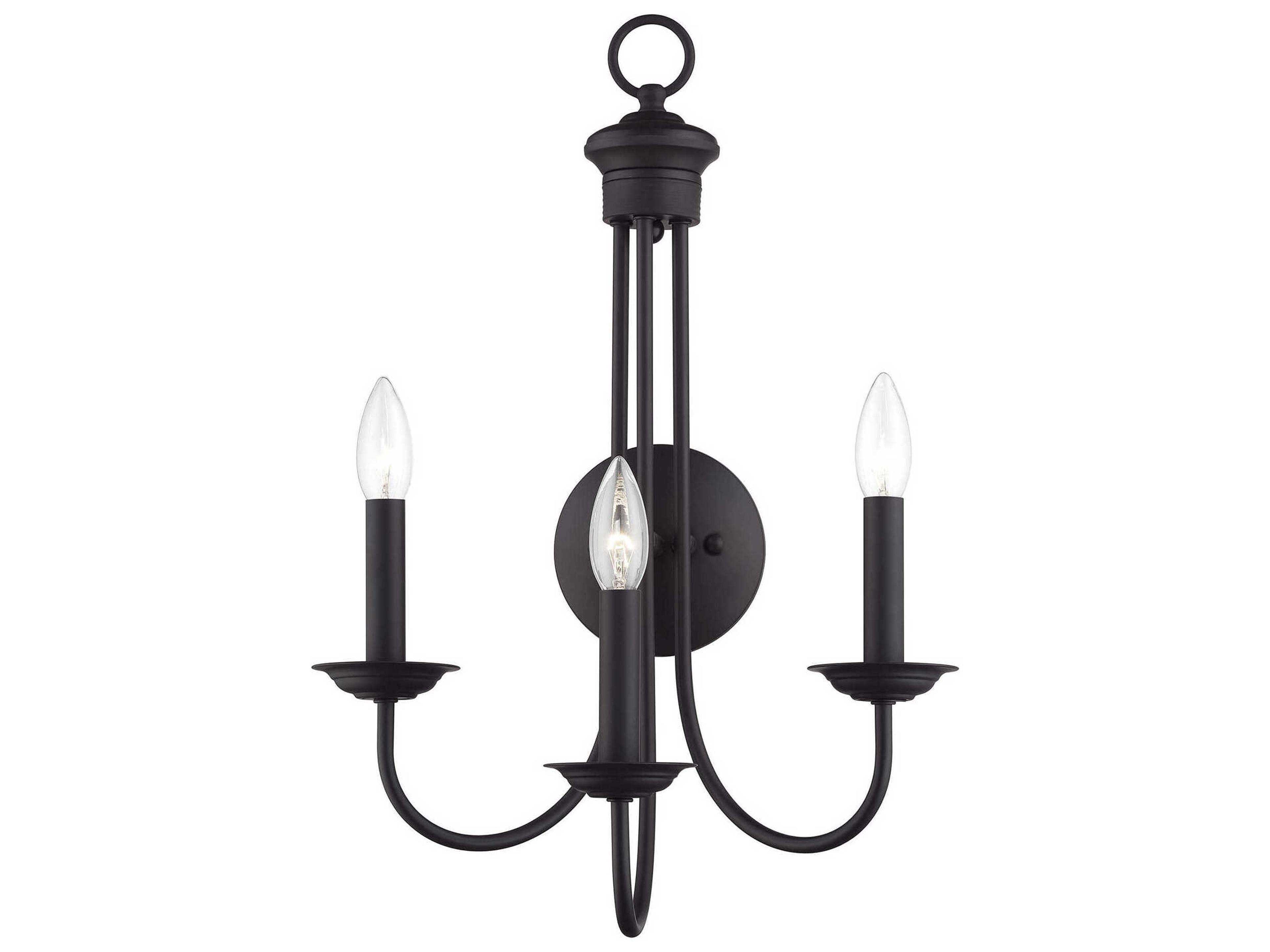 Livex Lighting Estate 3-Light Bronze Wall Sconce