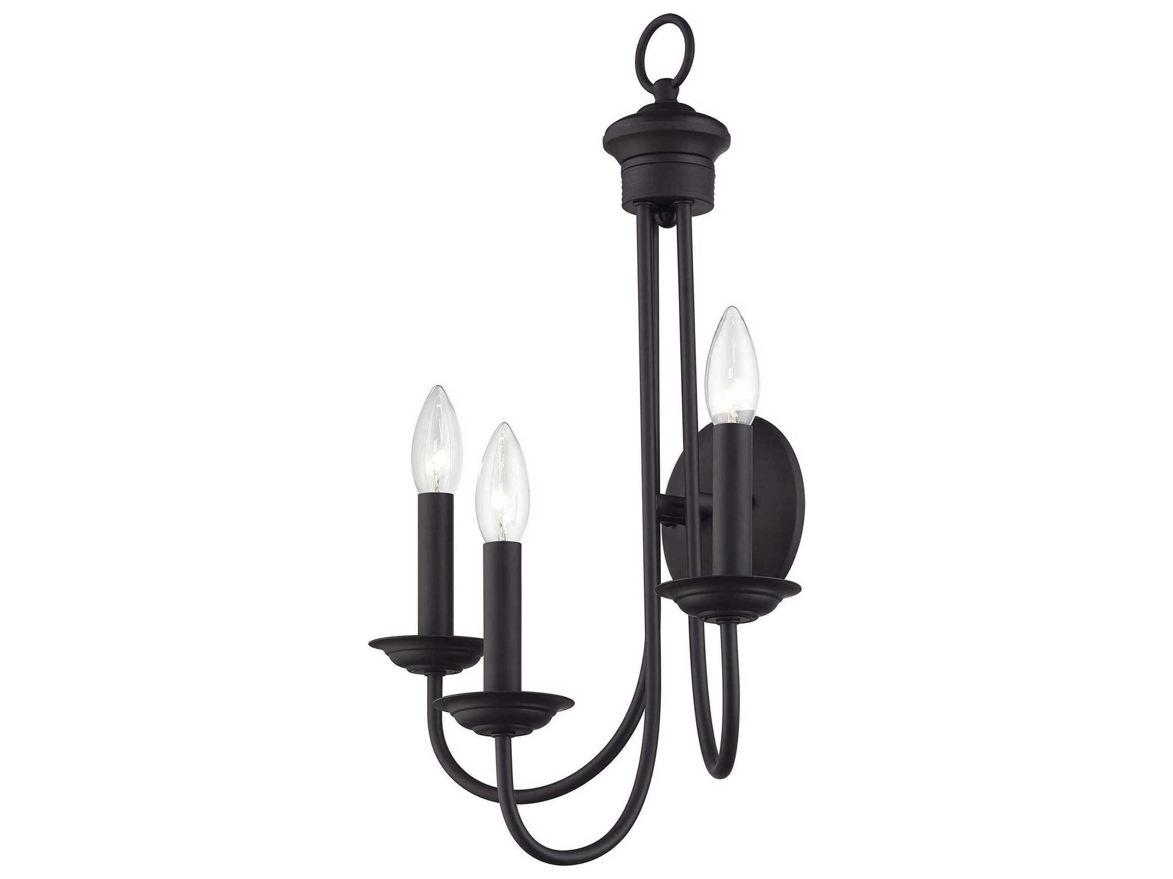 Livex Lighting Estate 3-Light Bronze Wall Sconce