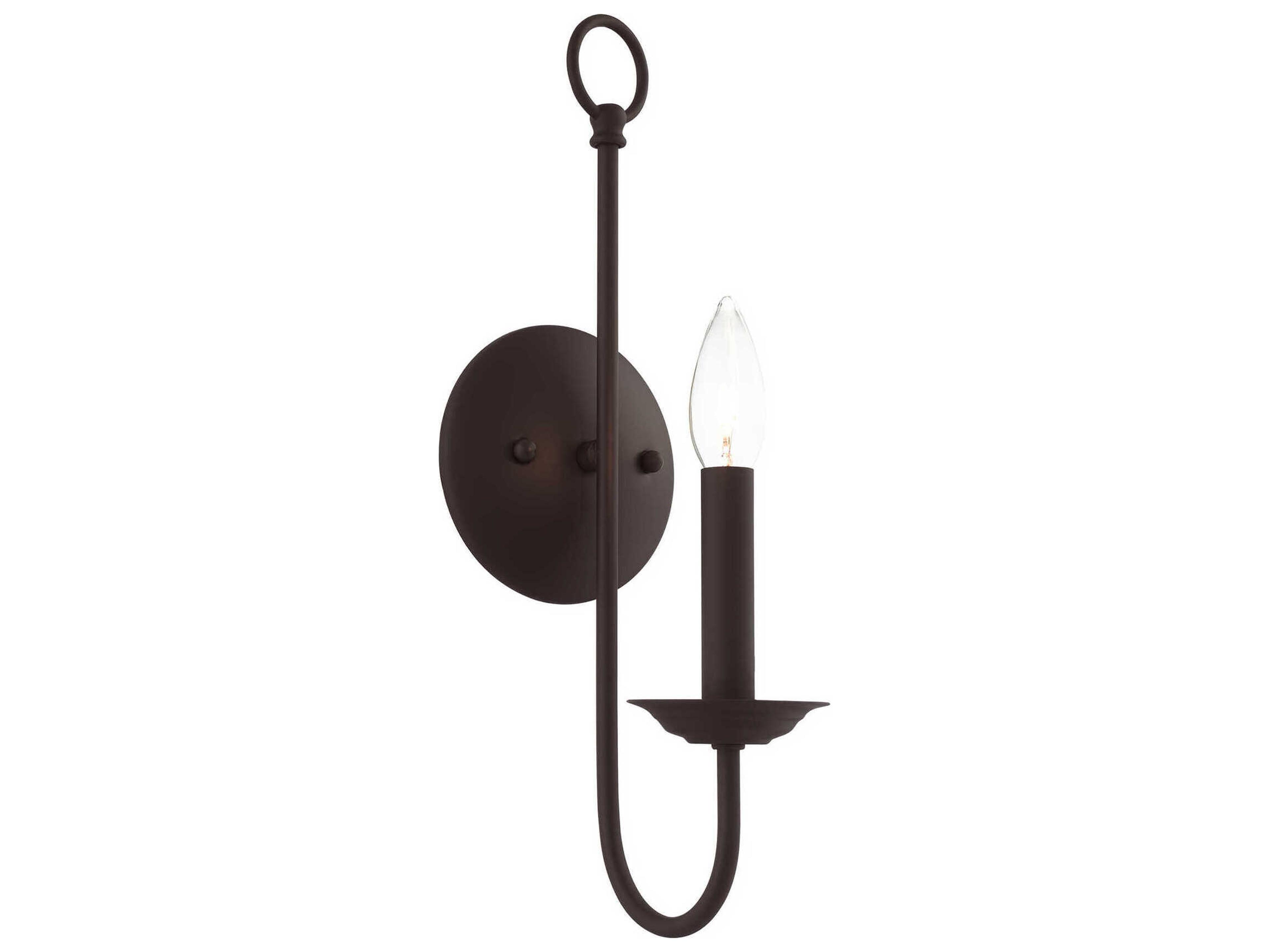 Estate 1-Light Bronze Wall Sconce