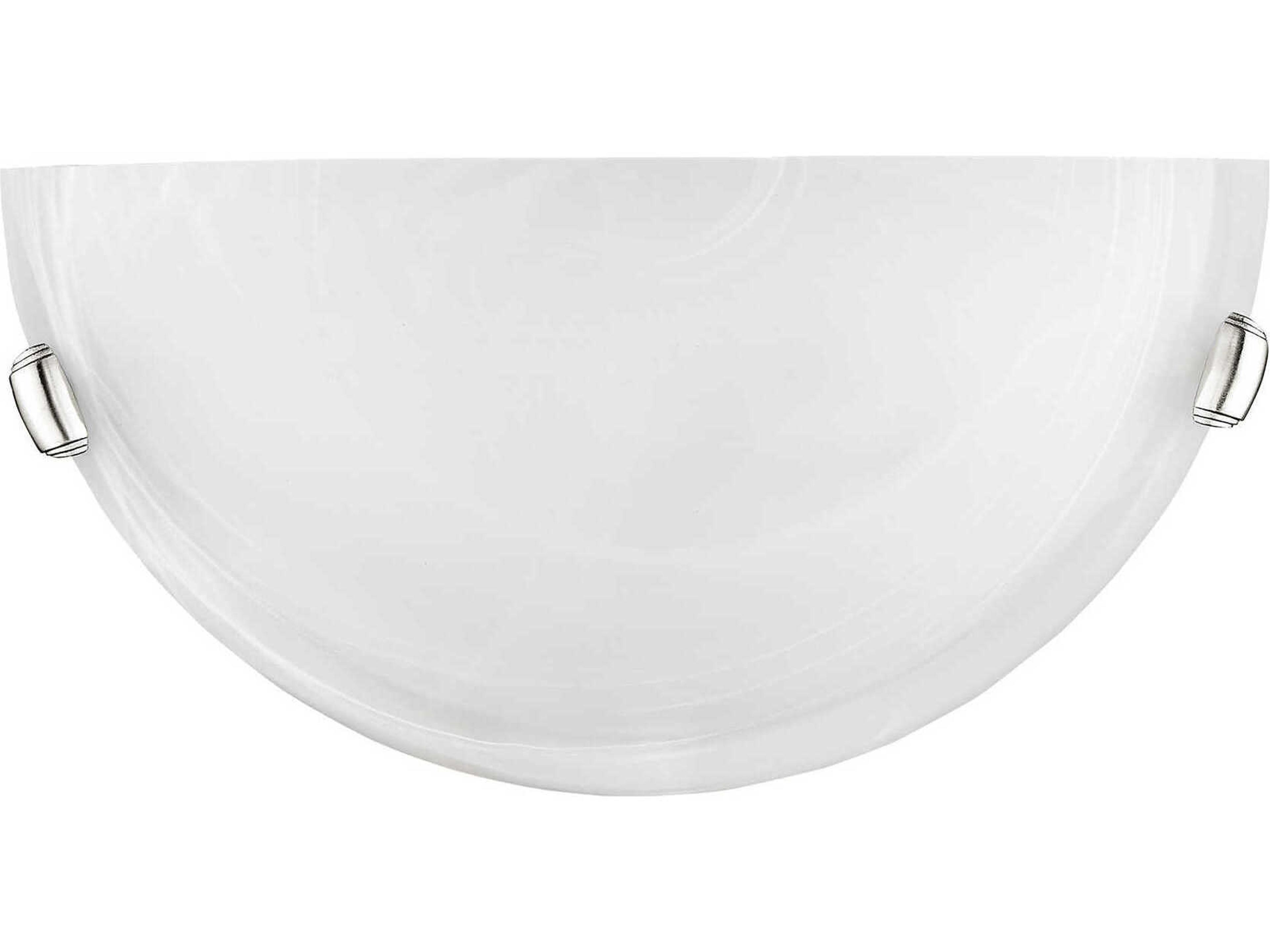 Livex Lighting Oasis 1-Light Brushed Nickel Glass Wall Sconce