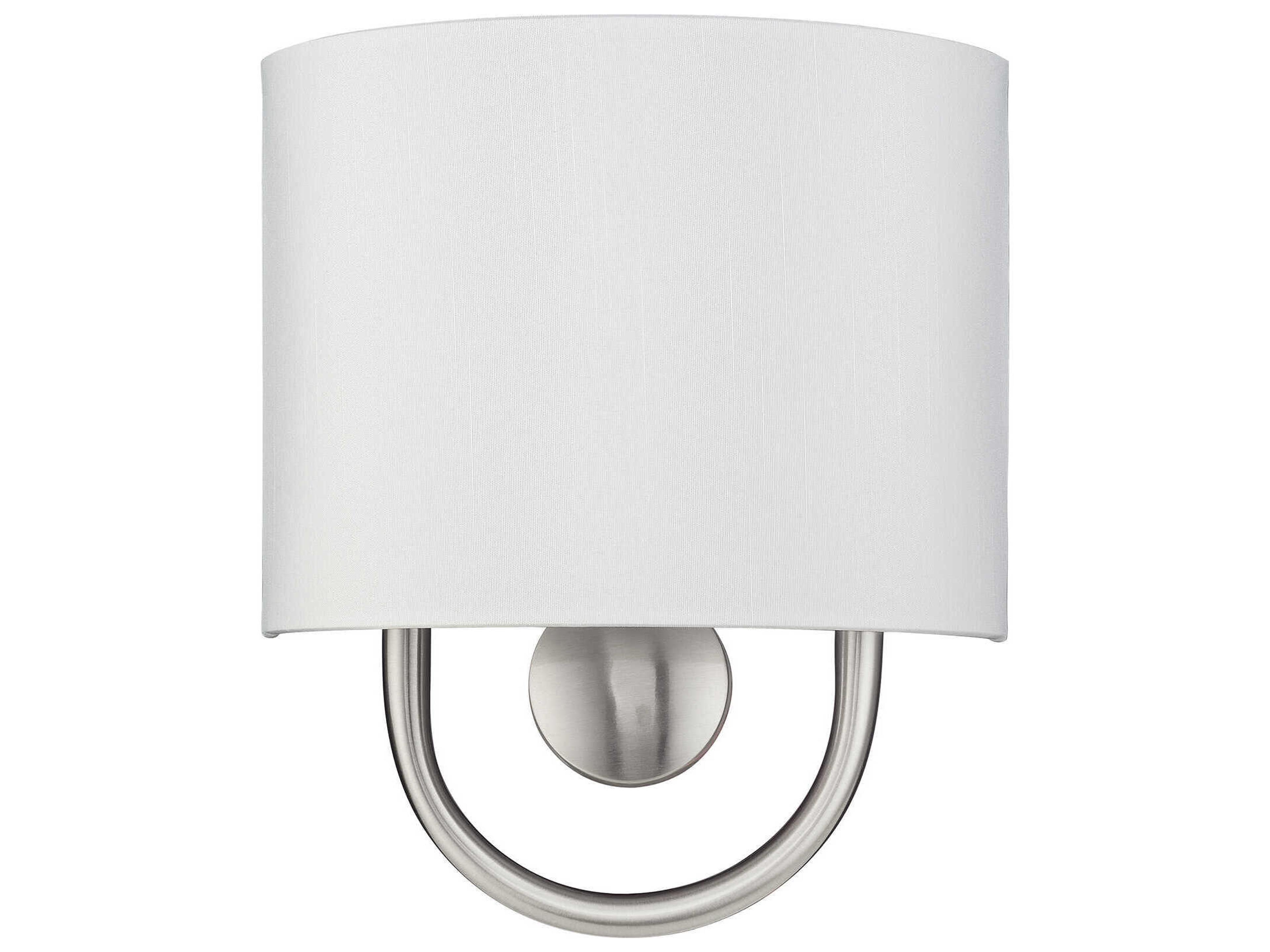 Livex Lighting Stratton 1-Light Brushed Nickel Wall Sconce