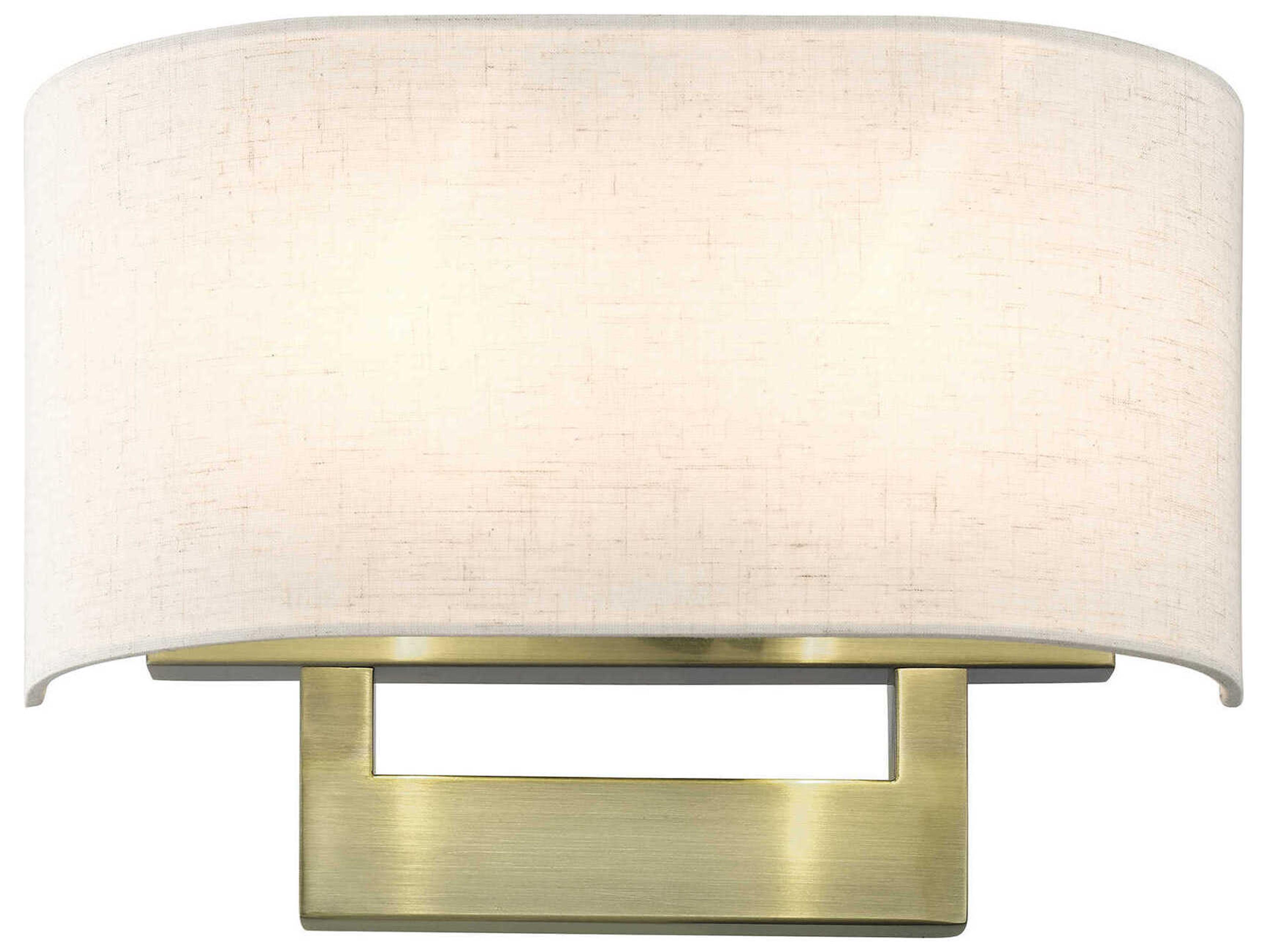 Livex Lighting 2-Light Antique Brass Wall Sconce