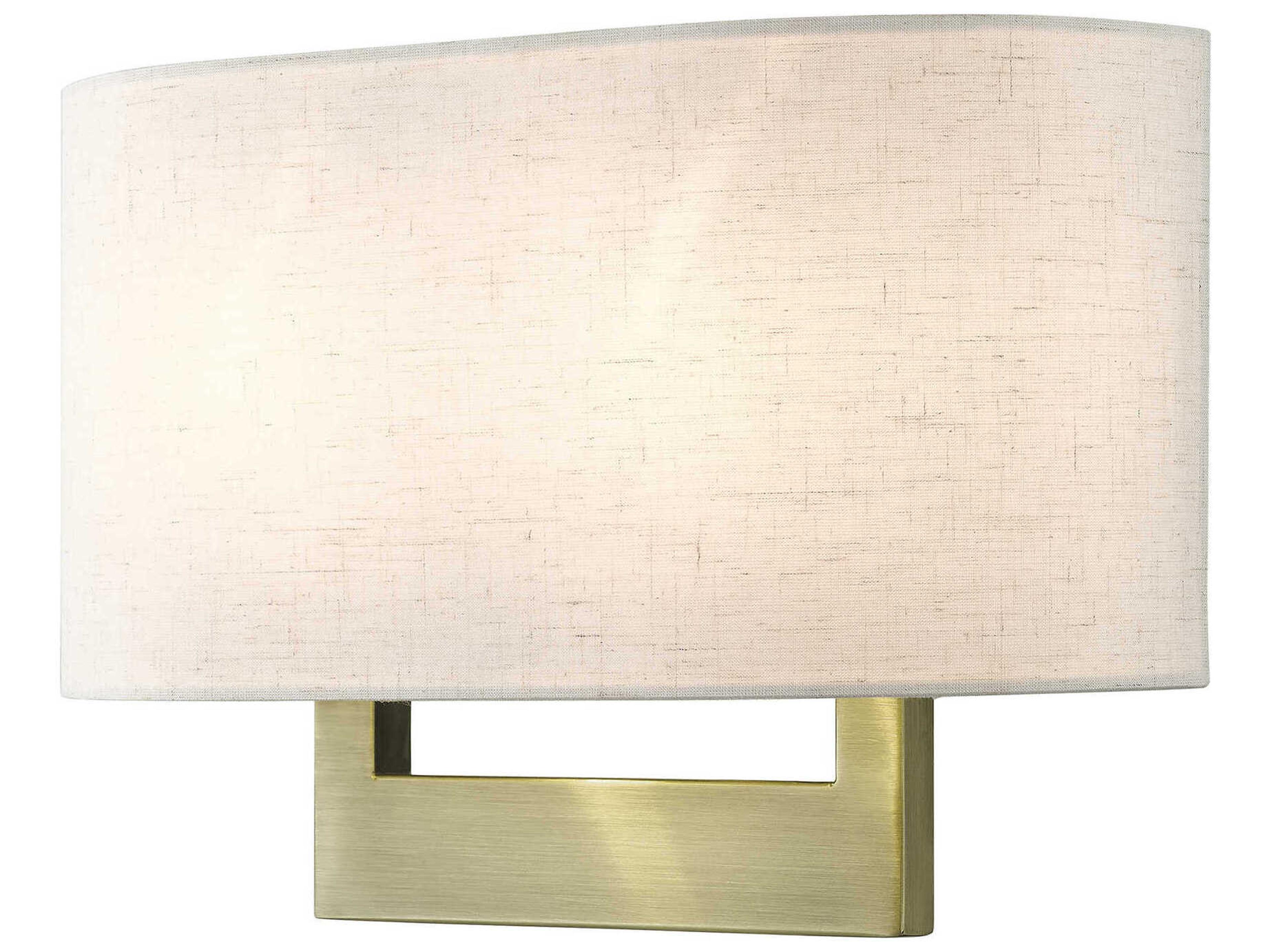 Livex Lighting 2-Light Antique Brass Wall Sconce