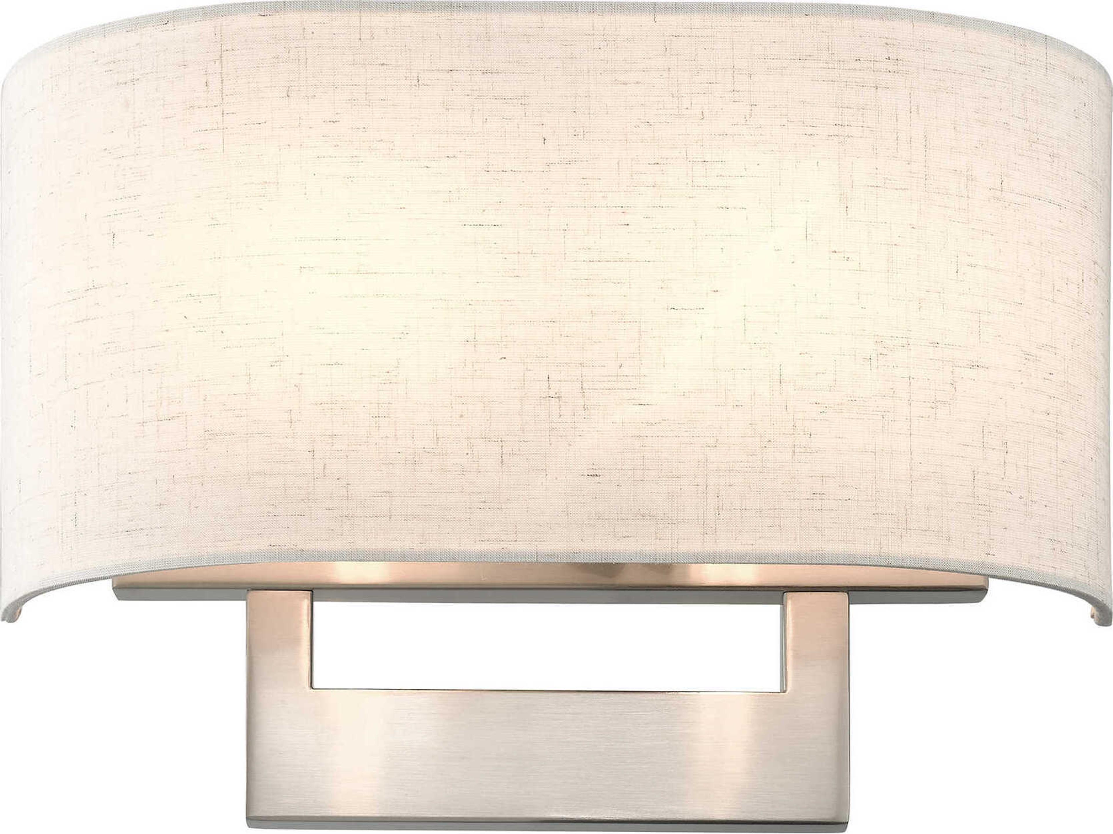 Livex Lighting 2-Light Brushed Nickel Wall Sconce