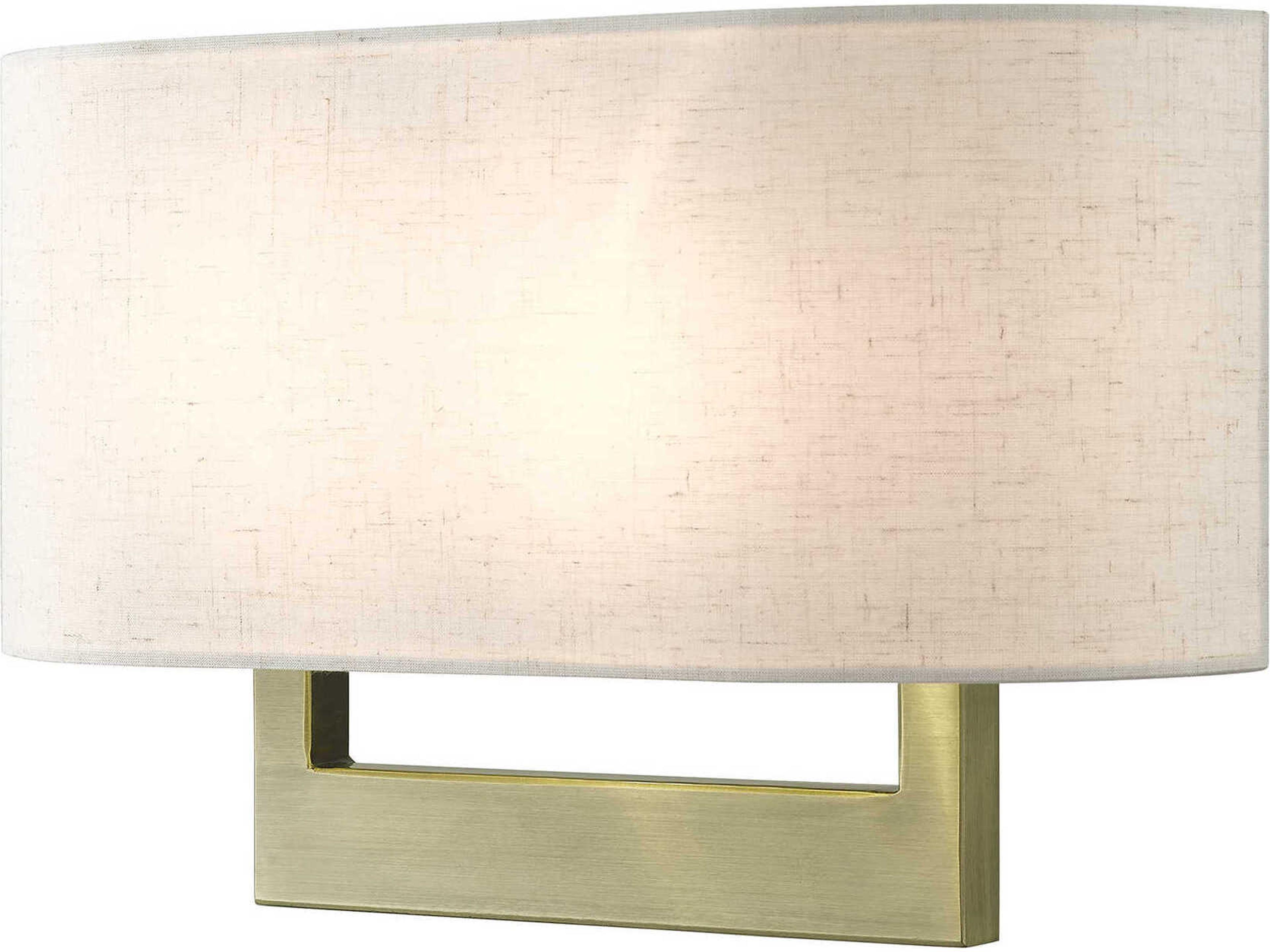 Livex Lighting 2-Light Antique Brass Wall Sconce