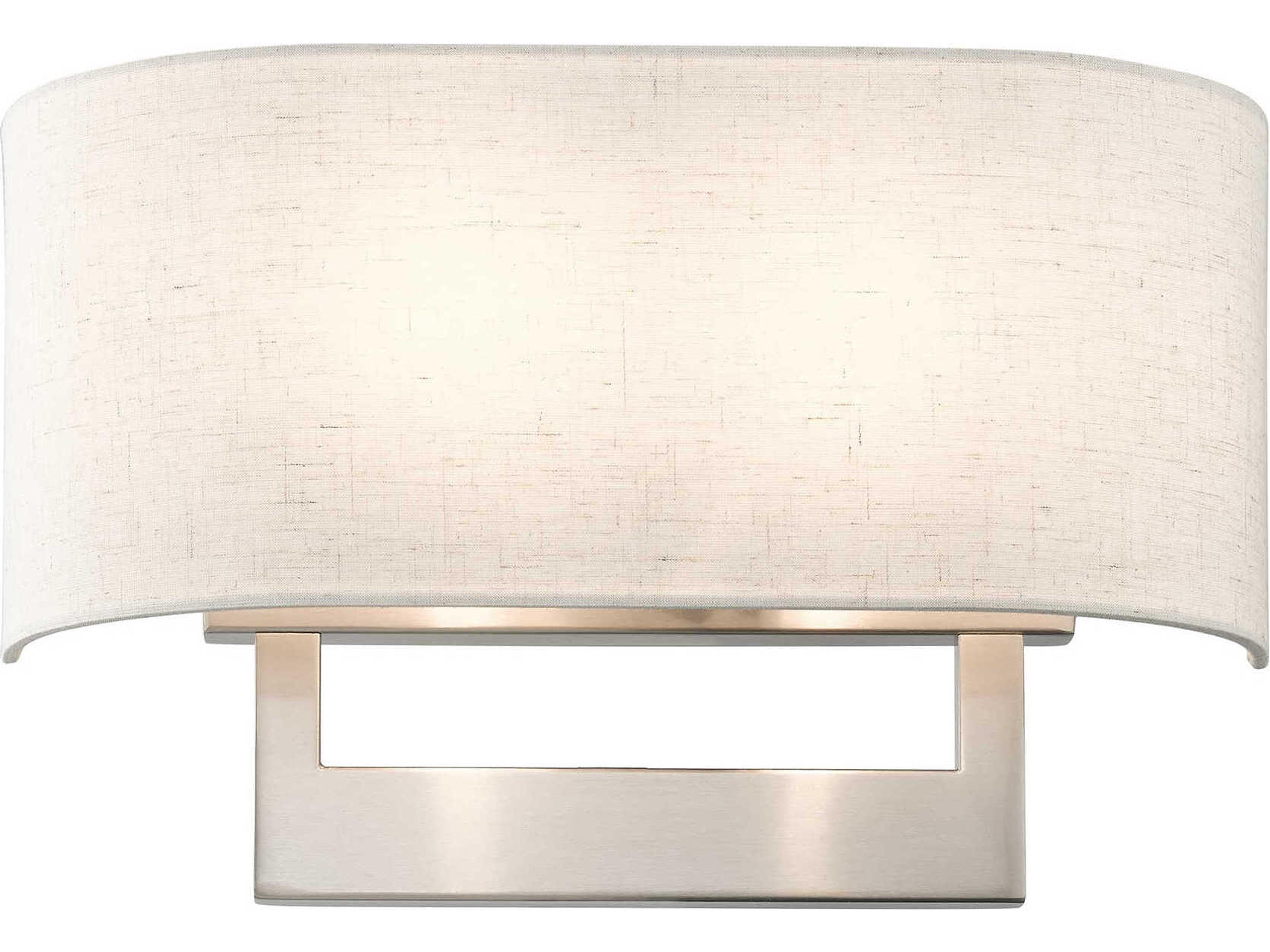 Livex Lighting 2-Light Brushed Nickel Wall Sconce