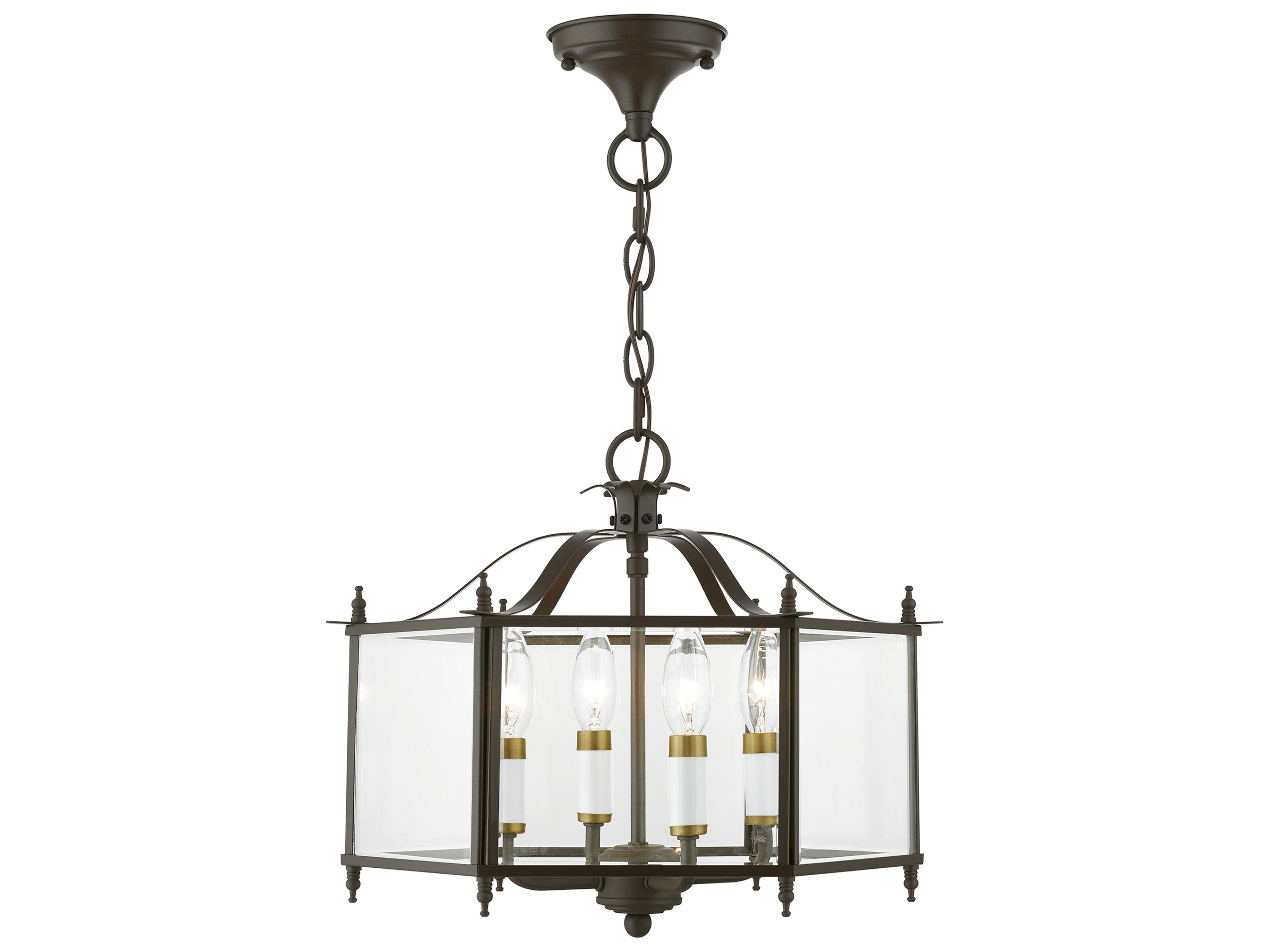 Livingston 4-Light Black Traditional Pendant