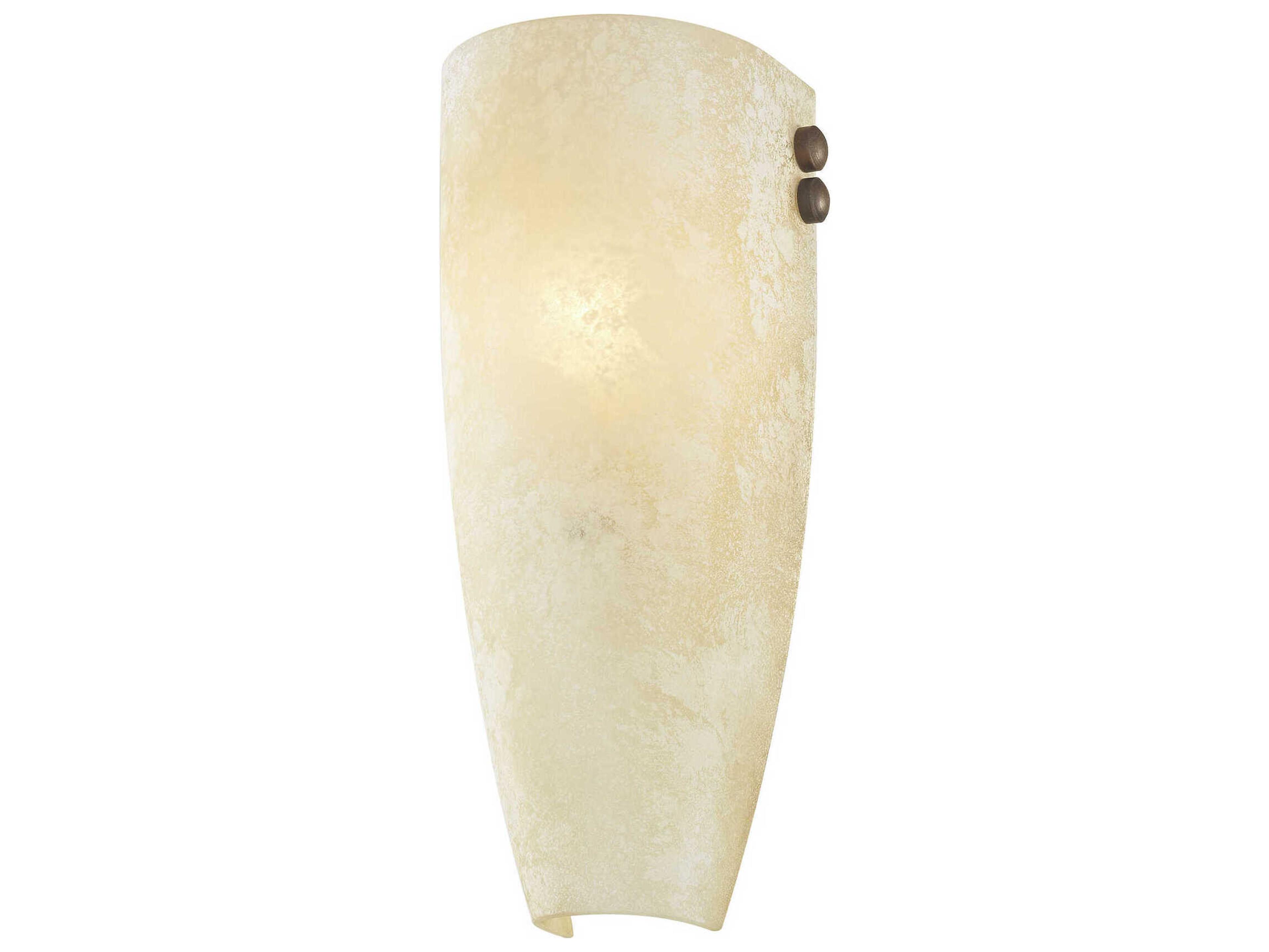 Livex Lighting Coronado 1-Light Imperial Bronze Glass Wall Sconce