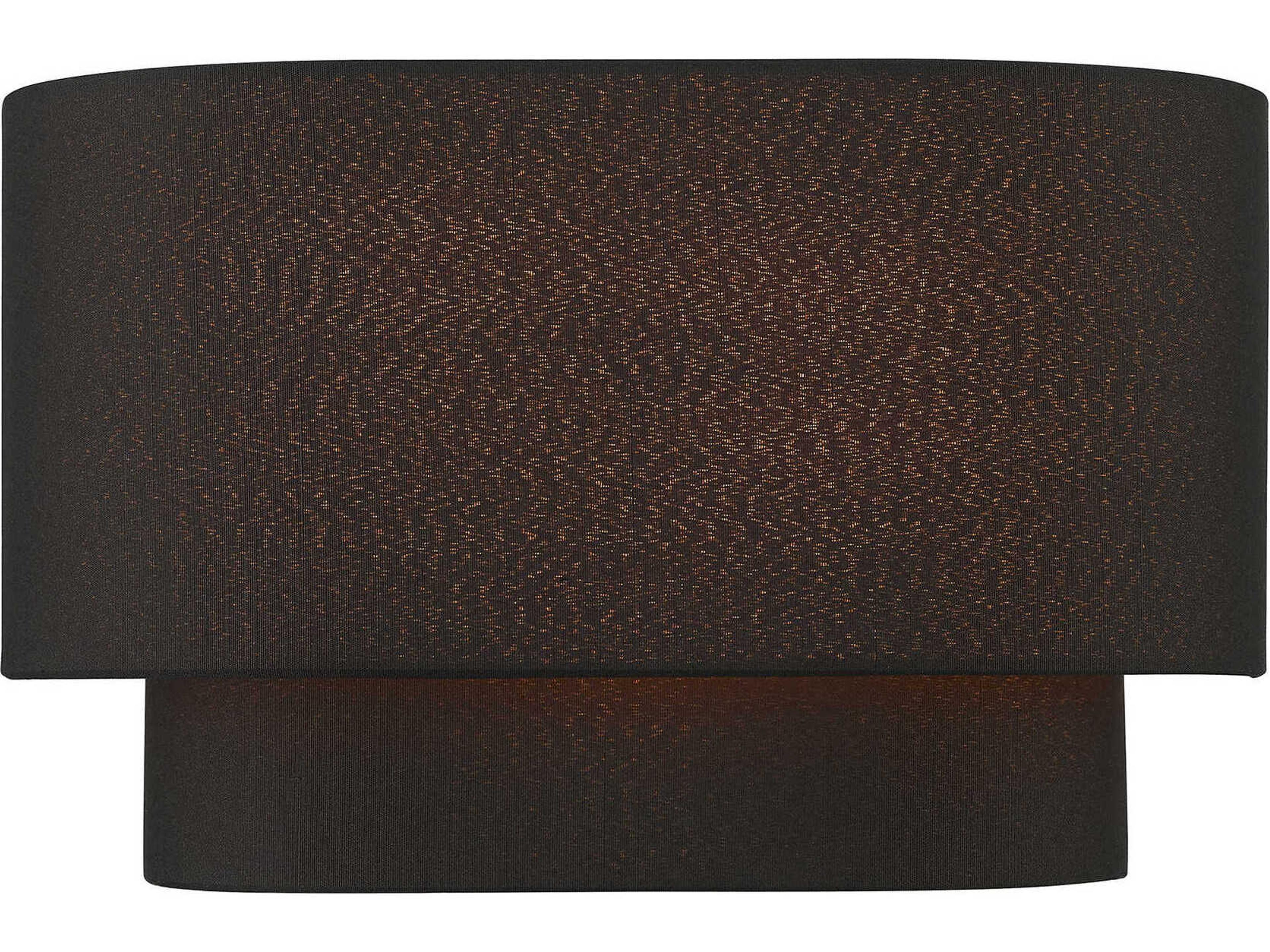 Sentosa 2-Light Black Wall Sconce