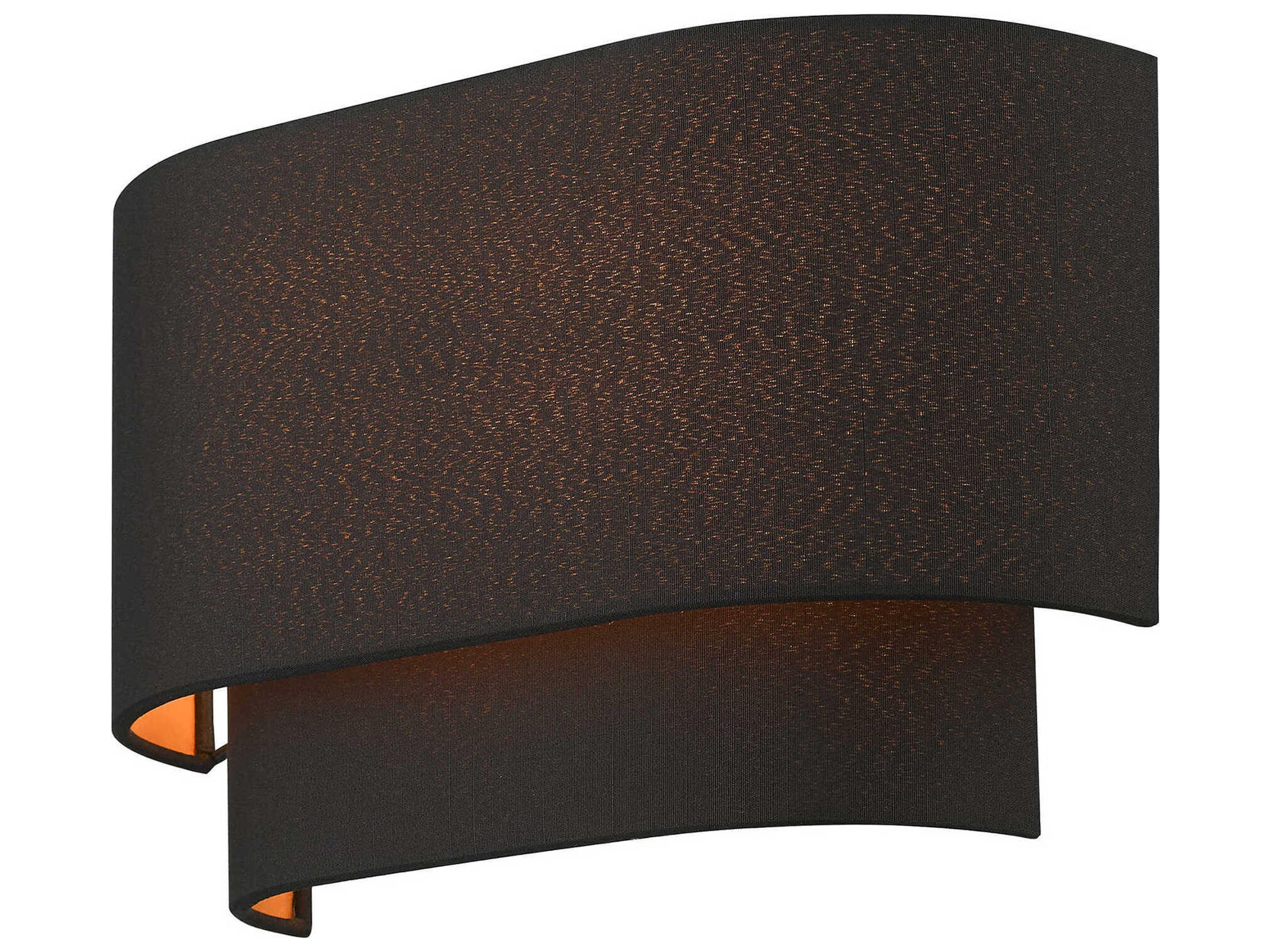 Livex Lighting Sentosa 2-Light Black Wall Sconce