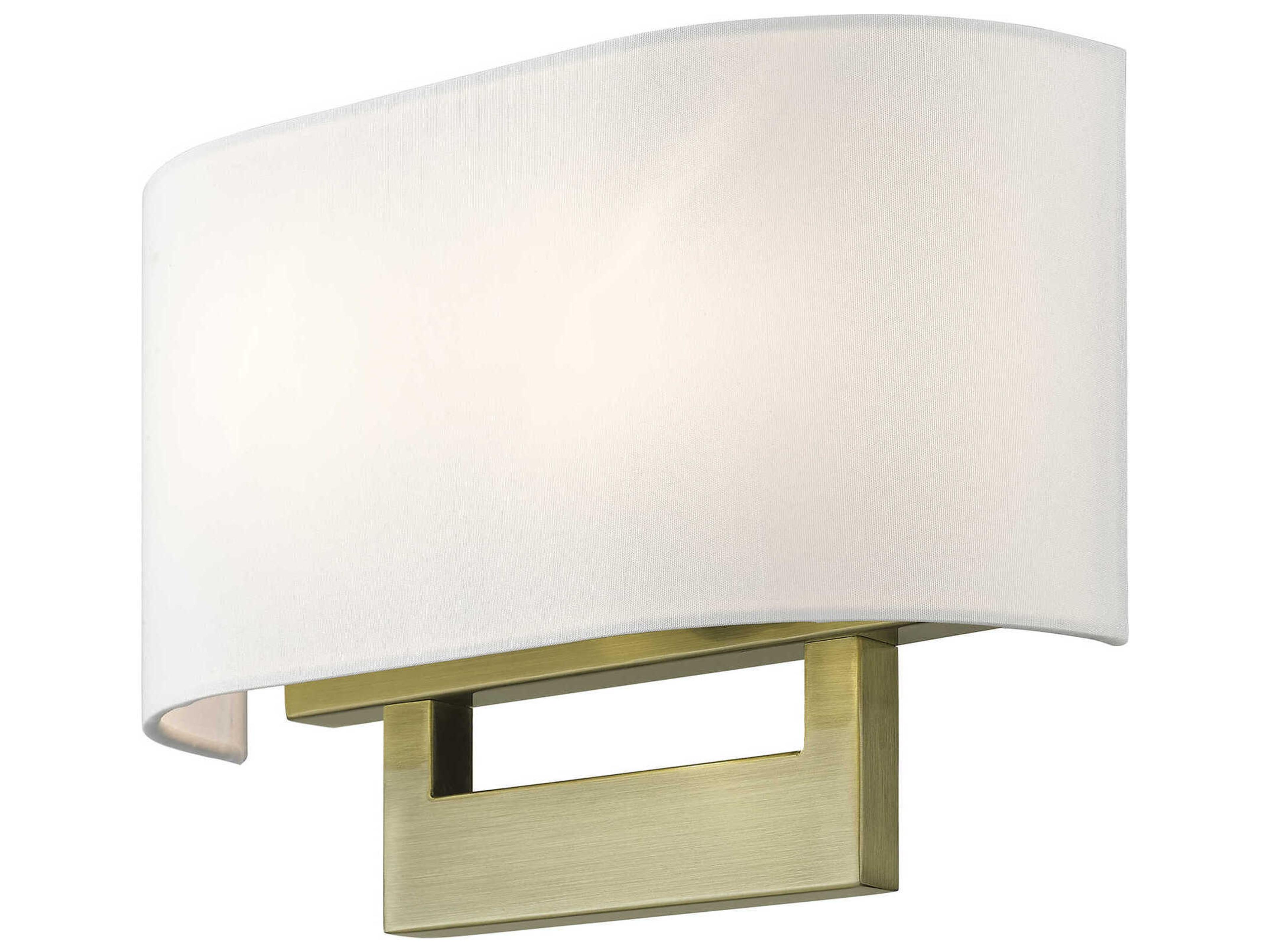 Livex Lighting 2-Light Antique Brass Wall Sconce