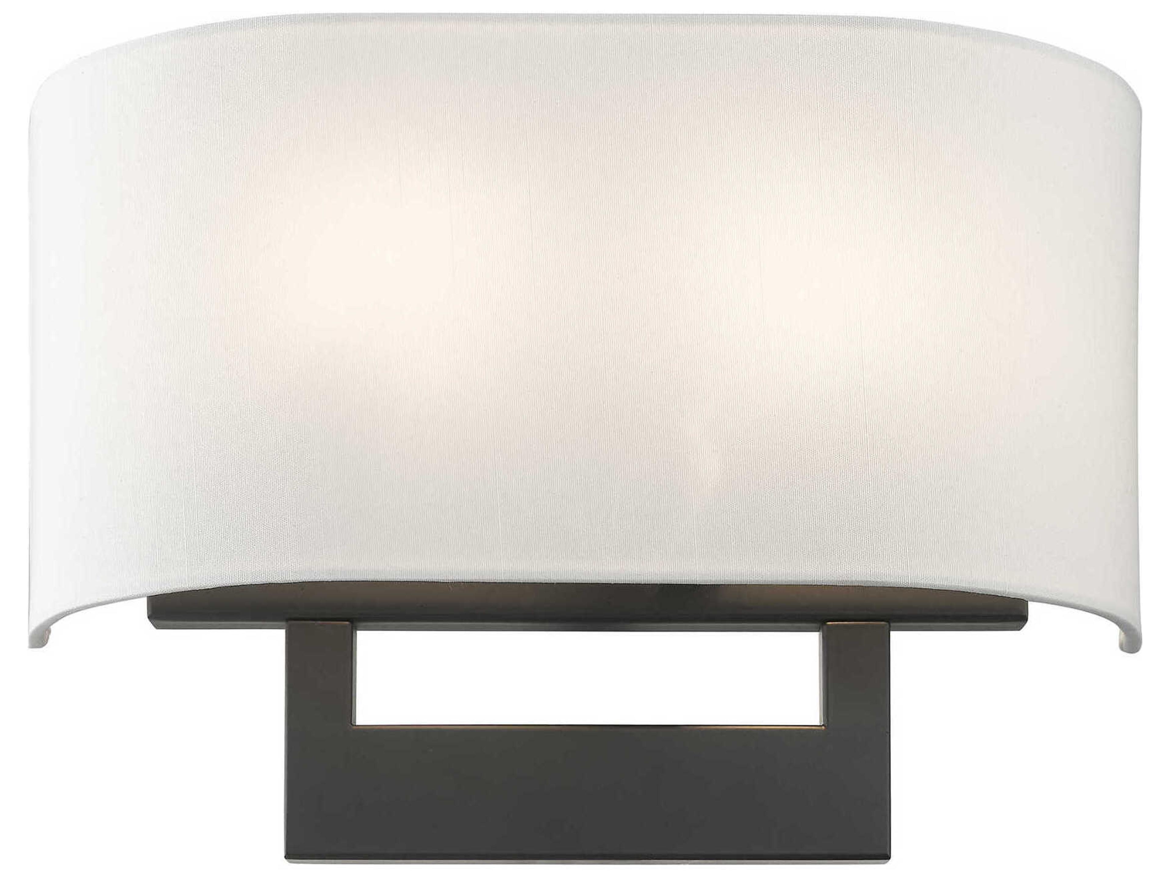 Livex Lighting 2-Light Black Wall Sconce