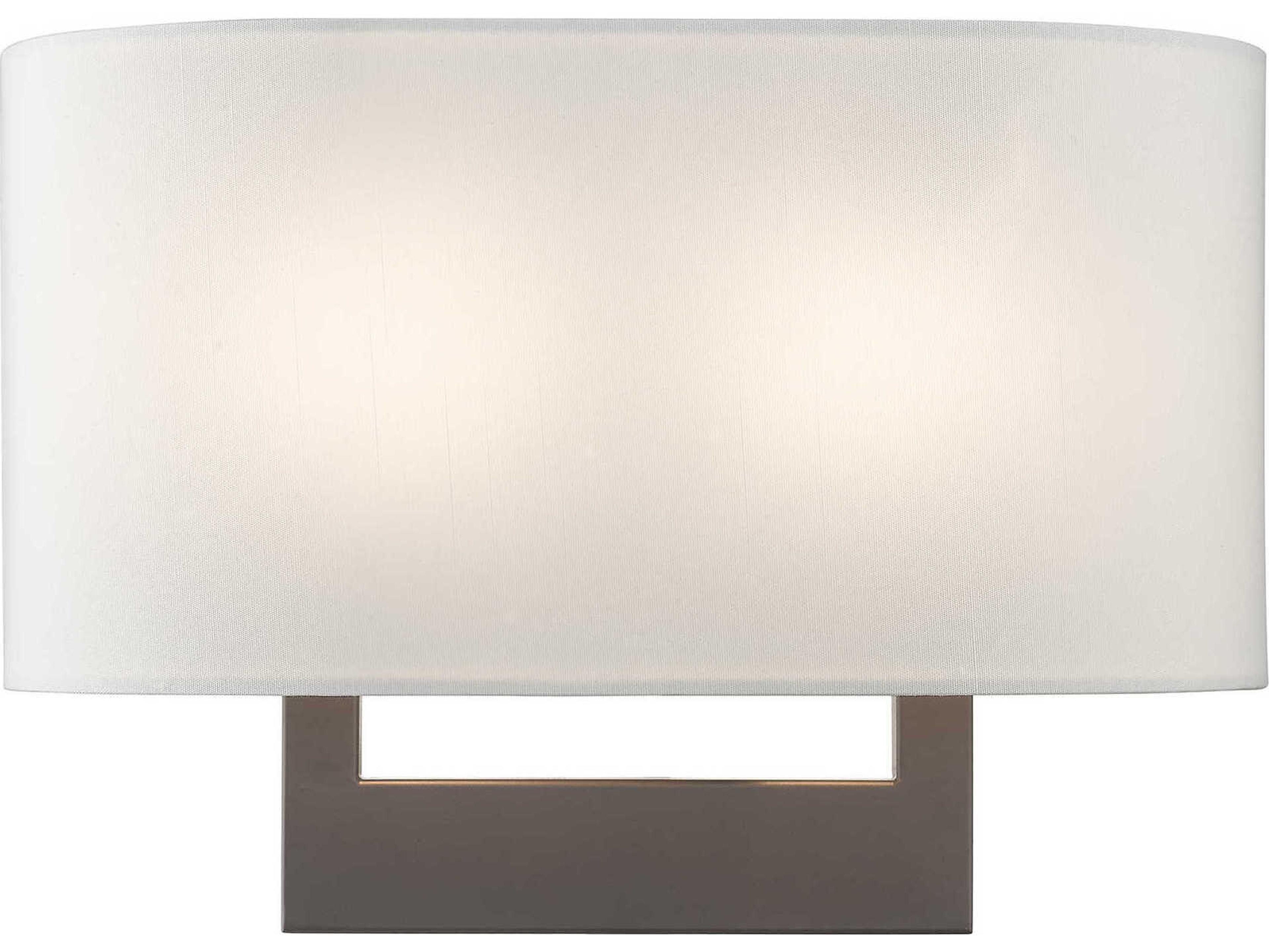 2-Light Bronze Wall Sconce