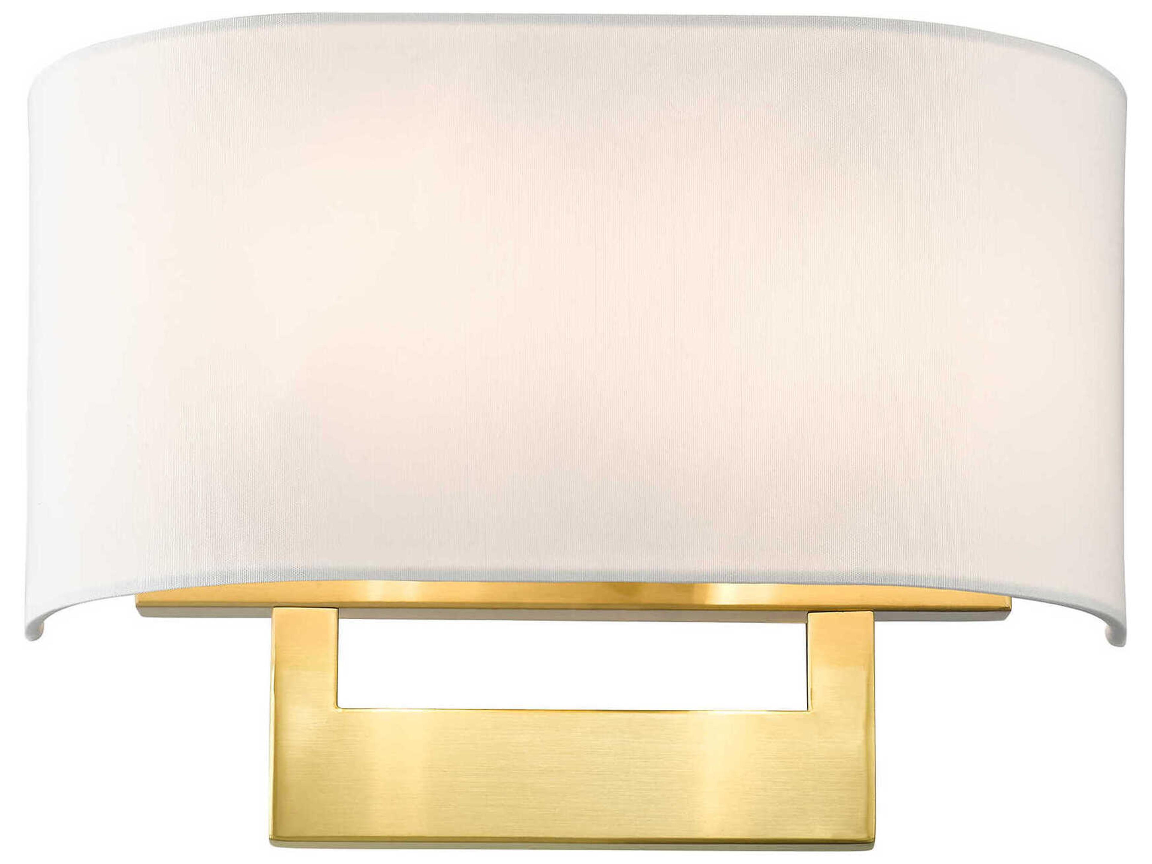 Livex Lighting 2-Light Satin Brass Wall Sconce