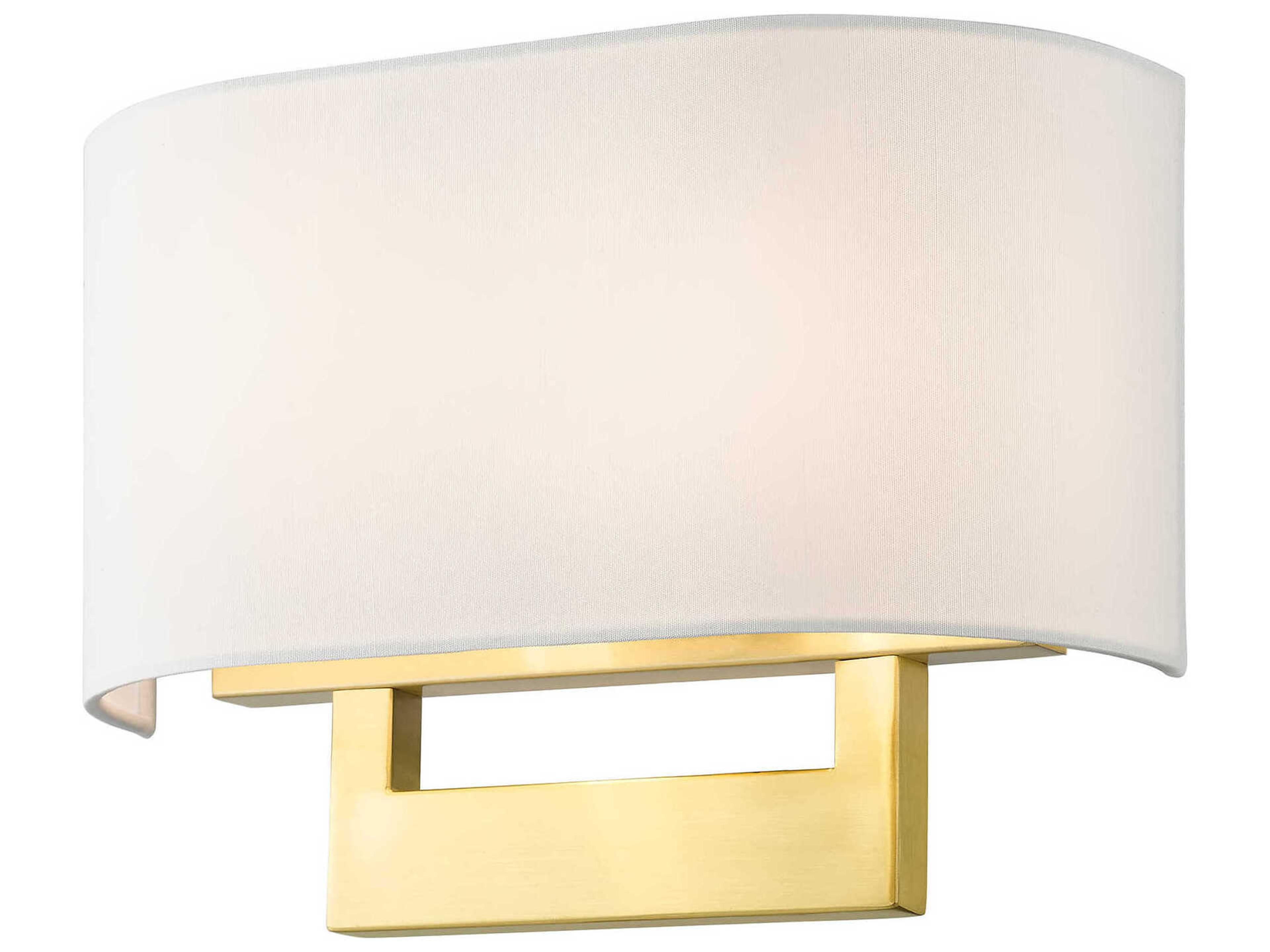 Livex Lighting 2-Light Satin Brass Wall Sconce