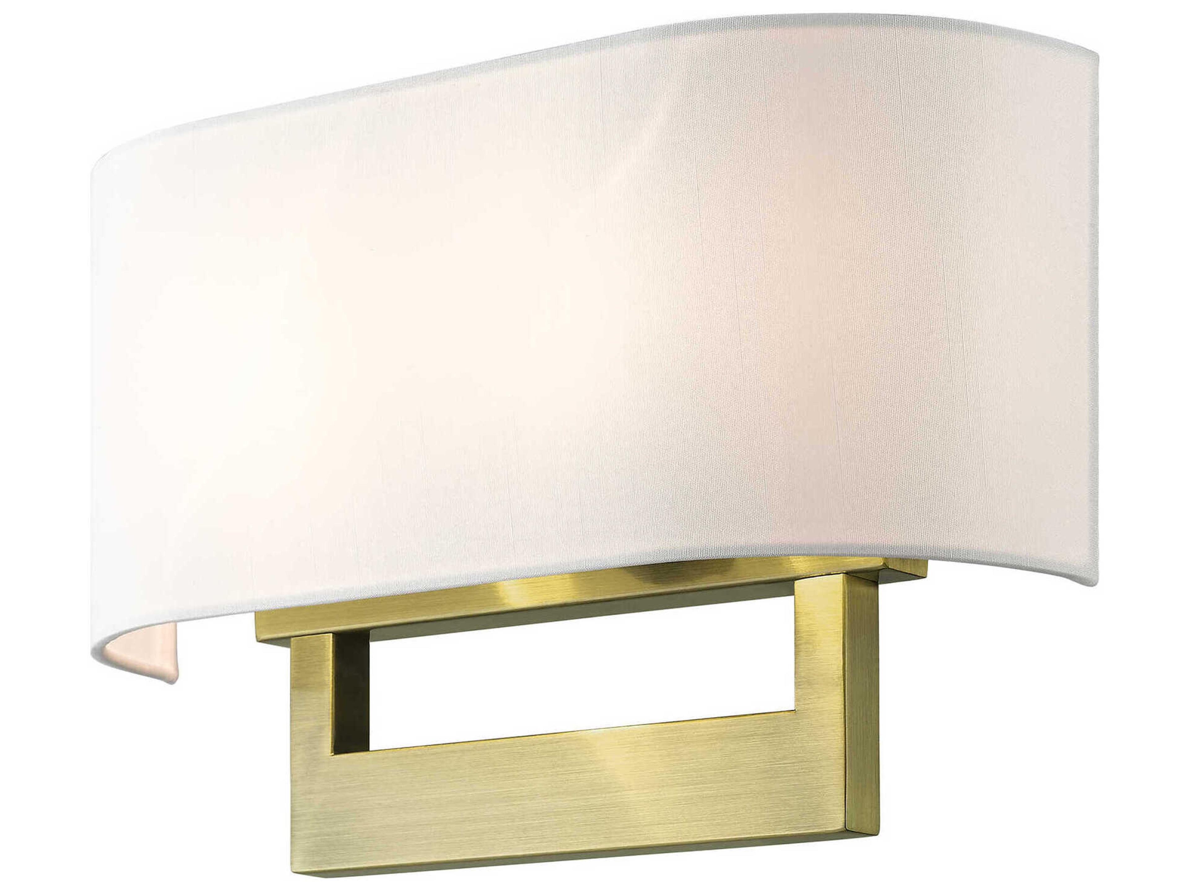 Livex Lighting 2-Light Antique Brass Wall Sconce