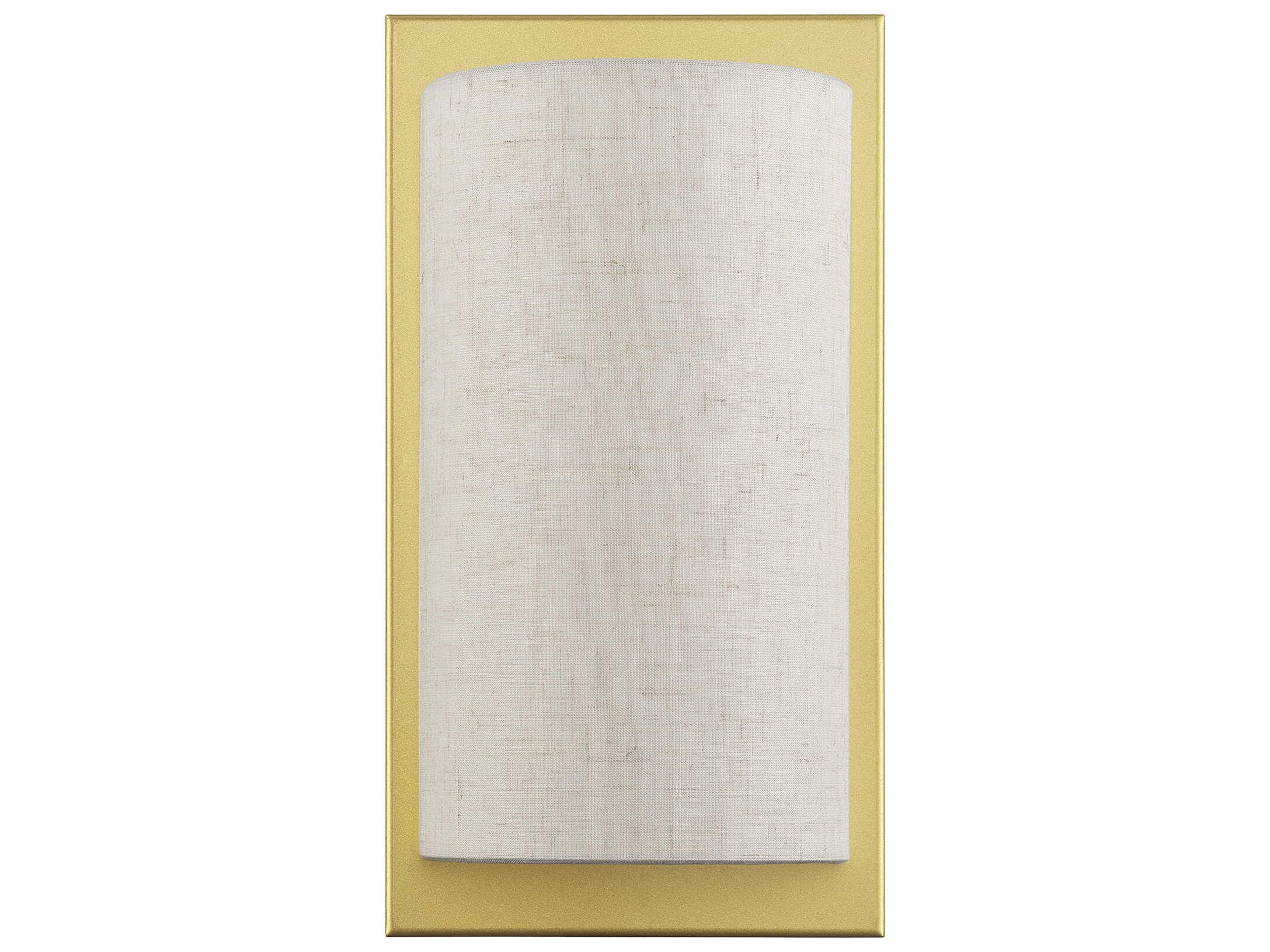 Livex Lighting Brenton 1-Light Soft Gold Wall Sconce