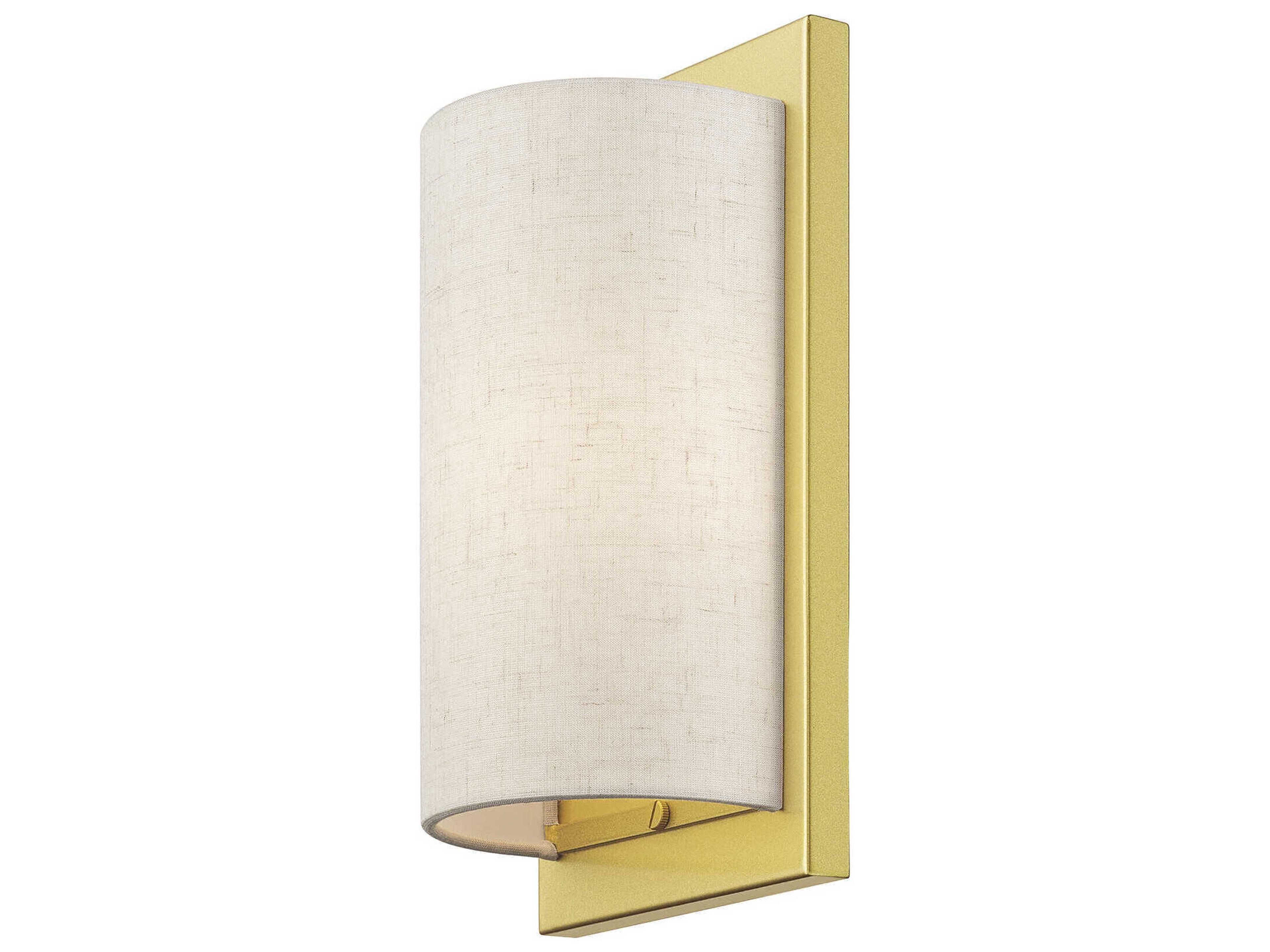 Livex Lighting Brenton 1-Light Soft Gold Wall Sconce