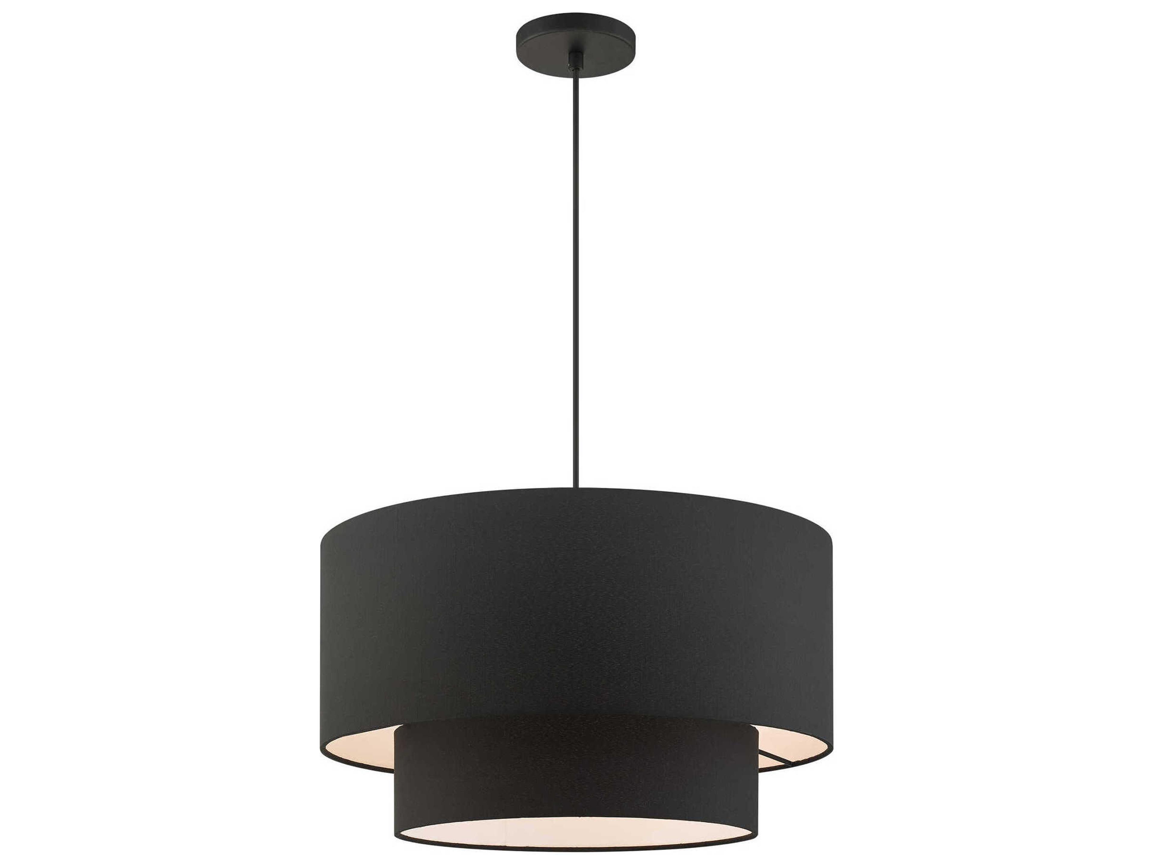 Livex Lighting Bainbridge Black 3 - Light Pendant