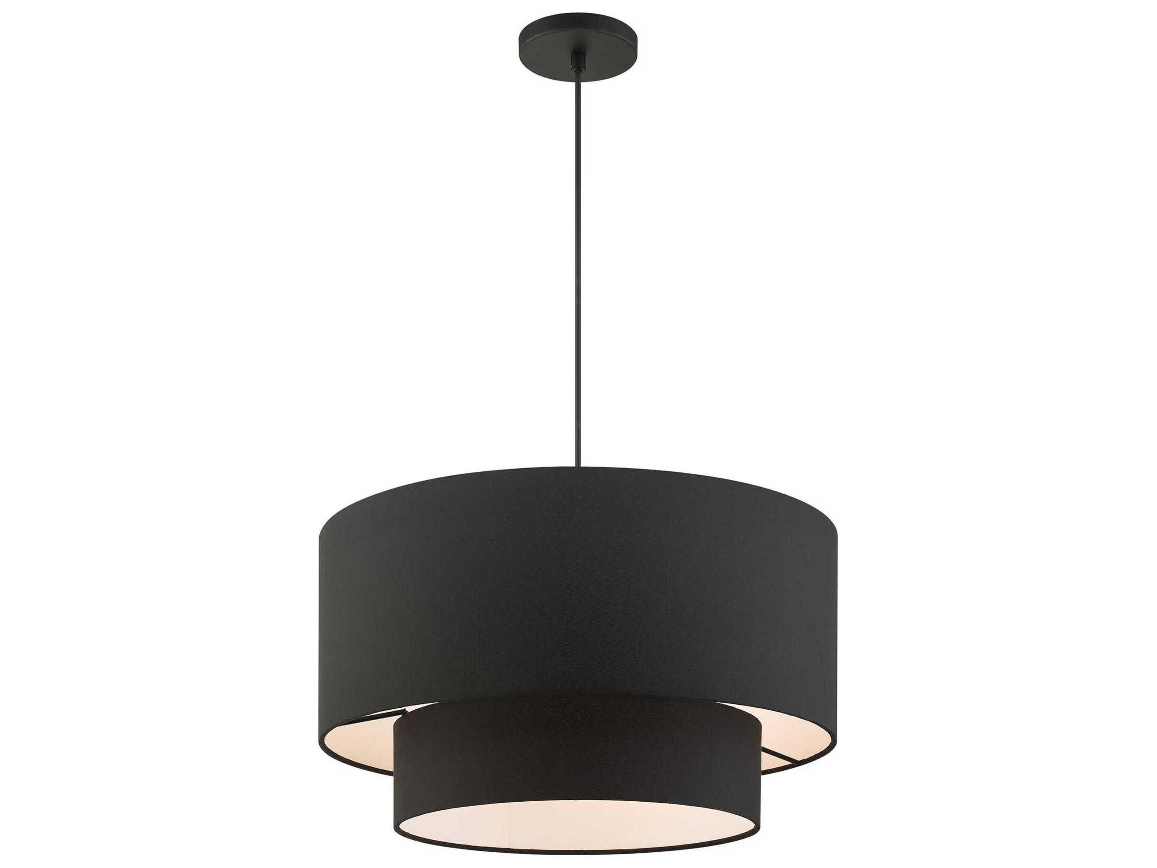 Livex Lighting Bainbridge Black 3 - Light Pendant