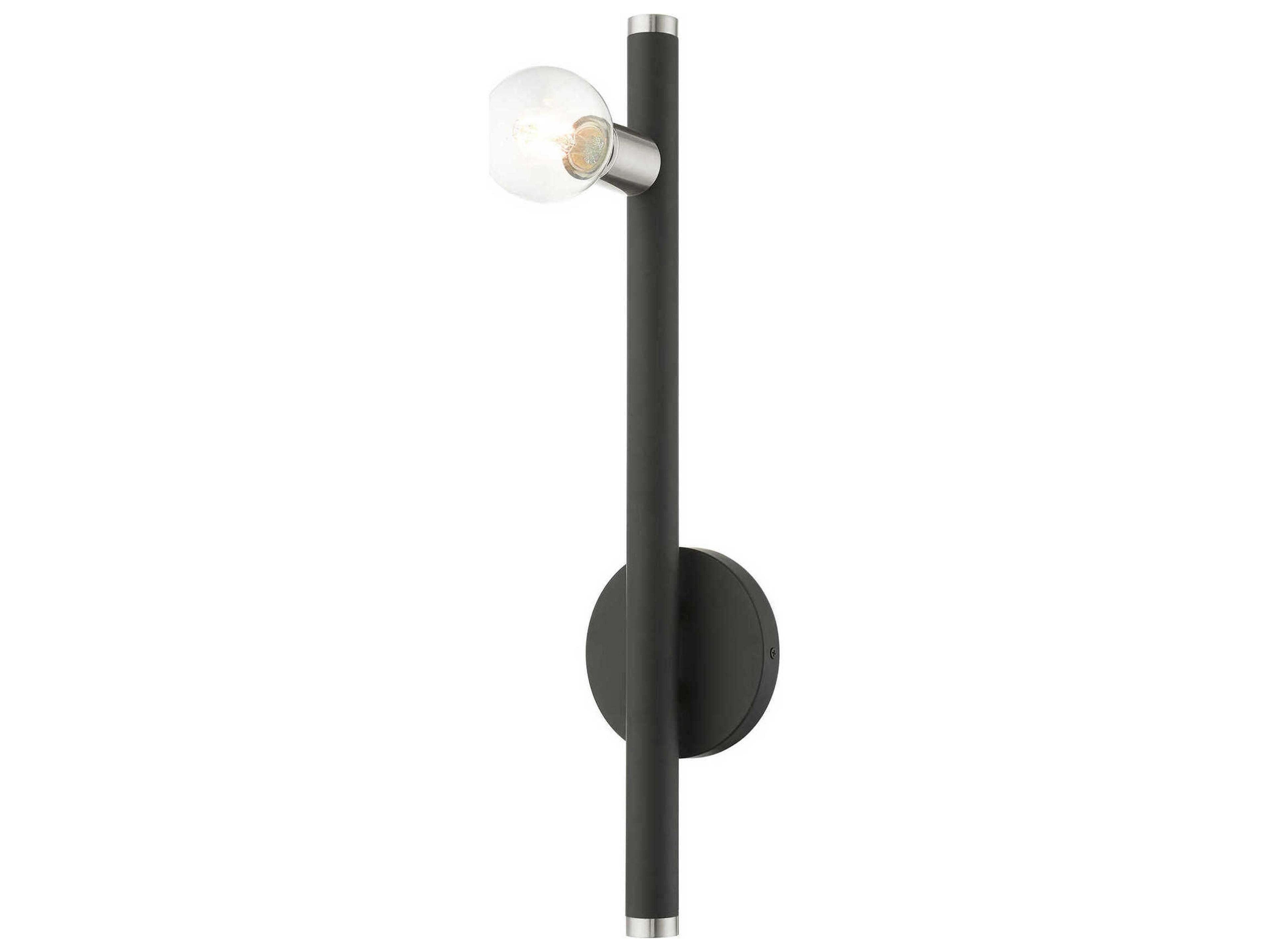 Bannister 1-Light Black Wall Sconce