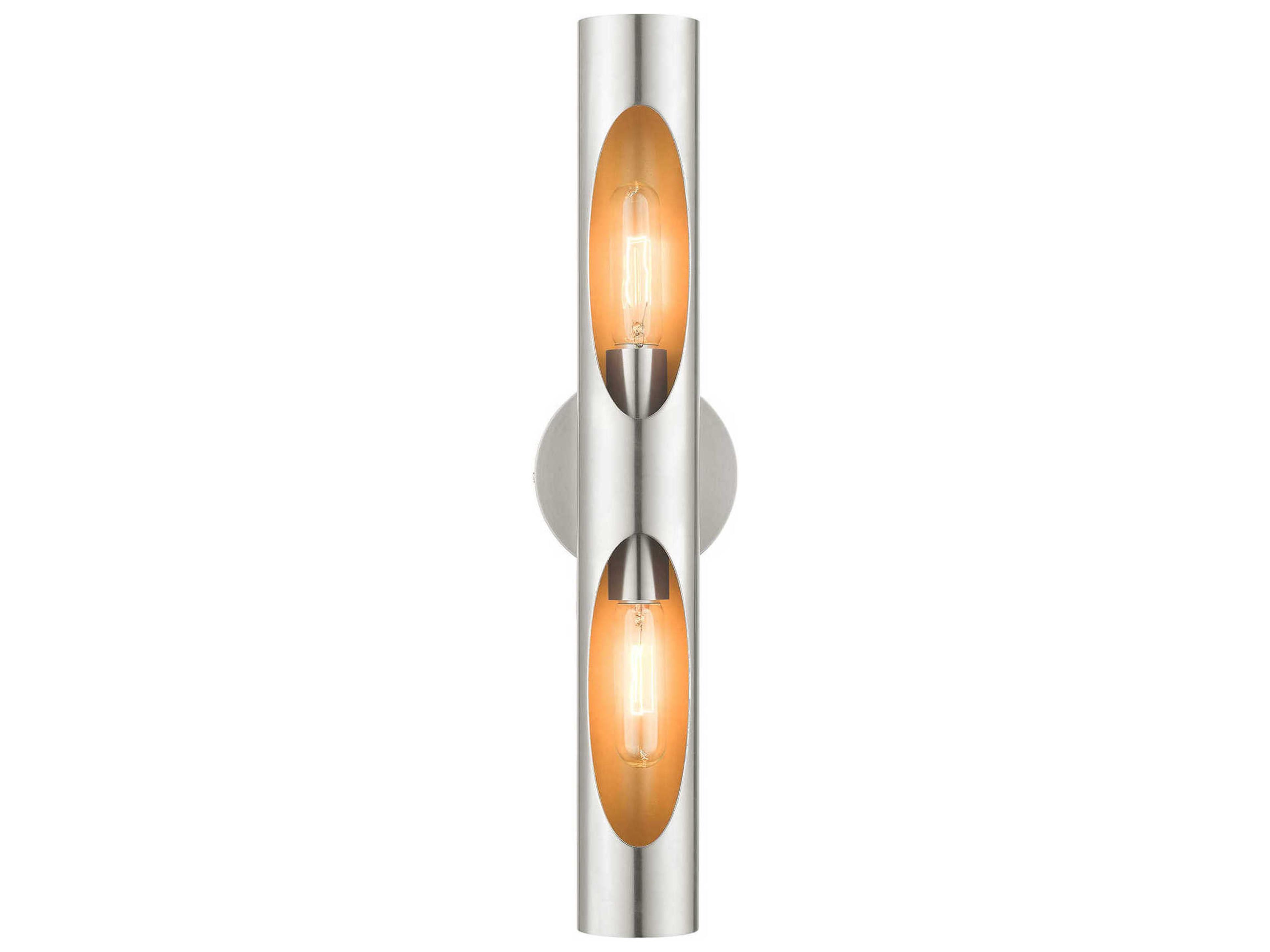 Novato 2-Light Brushed Nickel Wall Sconce