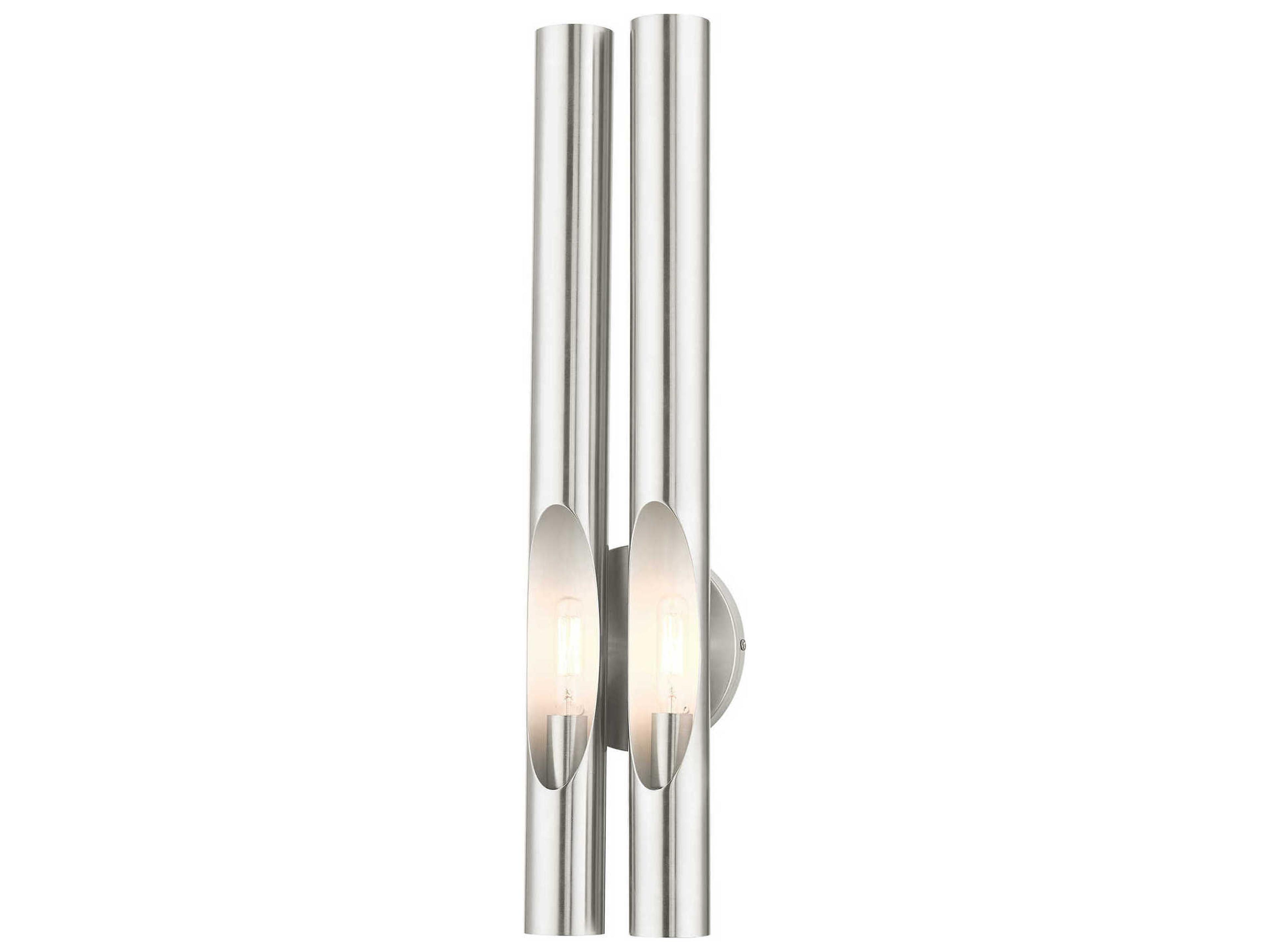 Livex Lighting Acra 2-Light Brushed Nickel Wall Sconce