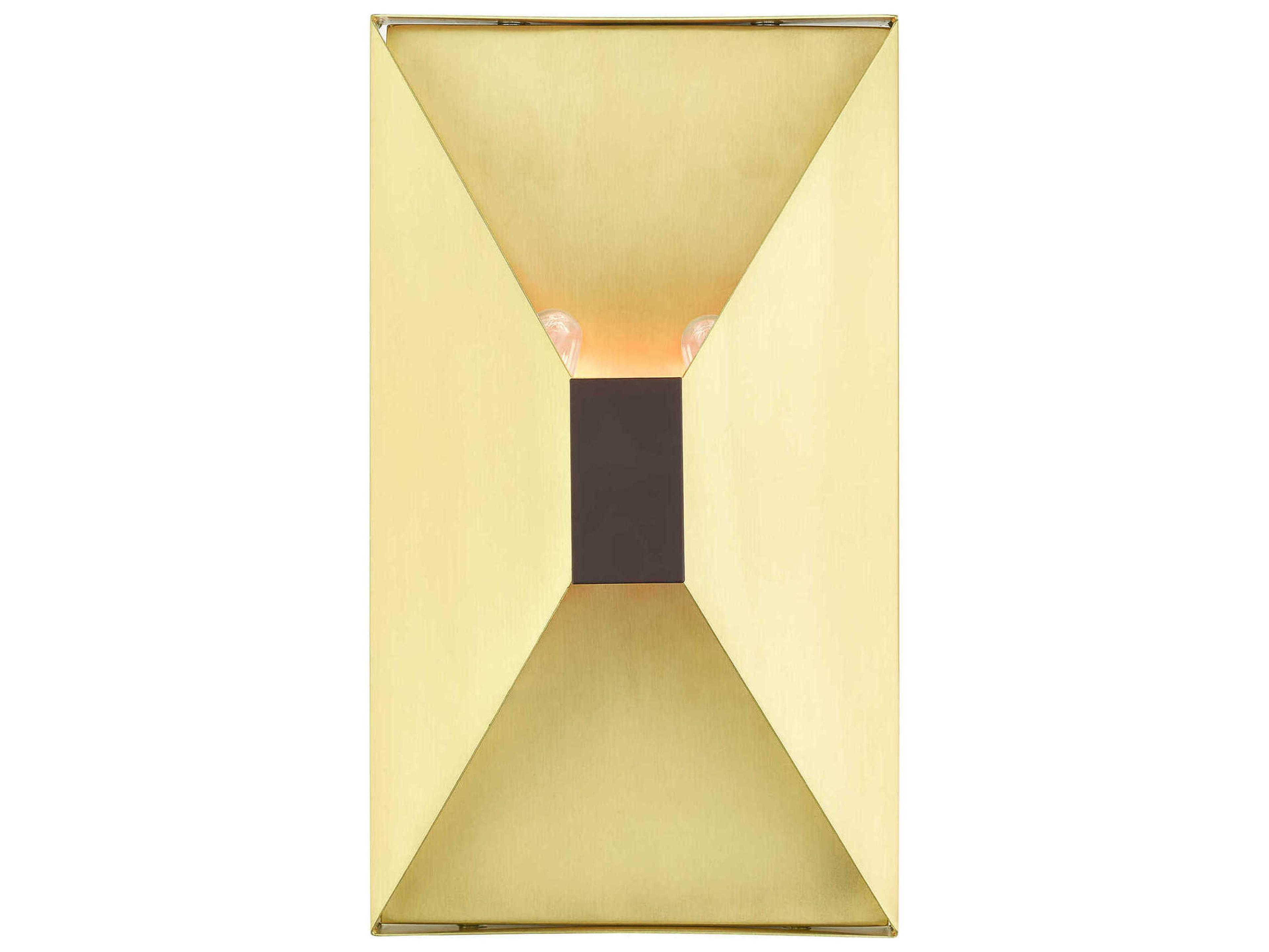 Lexford 2-Light Satin Brass Wall Sconce