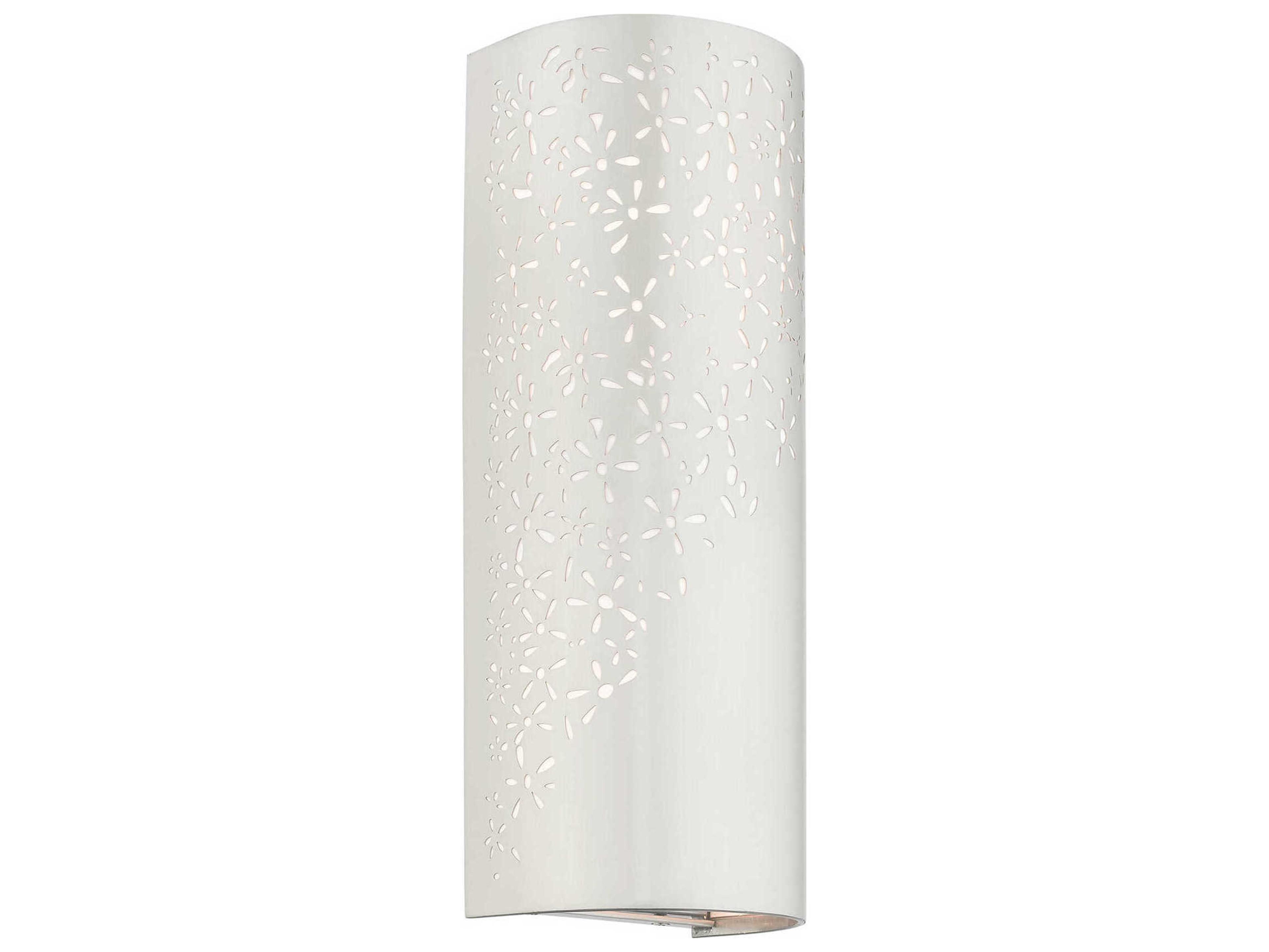 Livex Lighting Noria 2-Light Brushed Nickel Wall Sconce