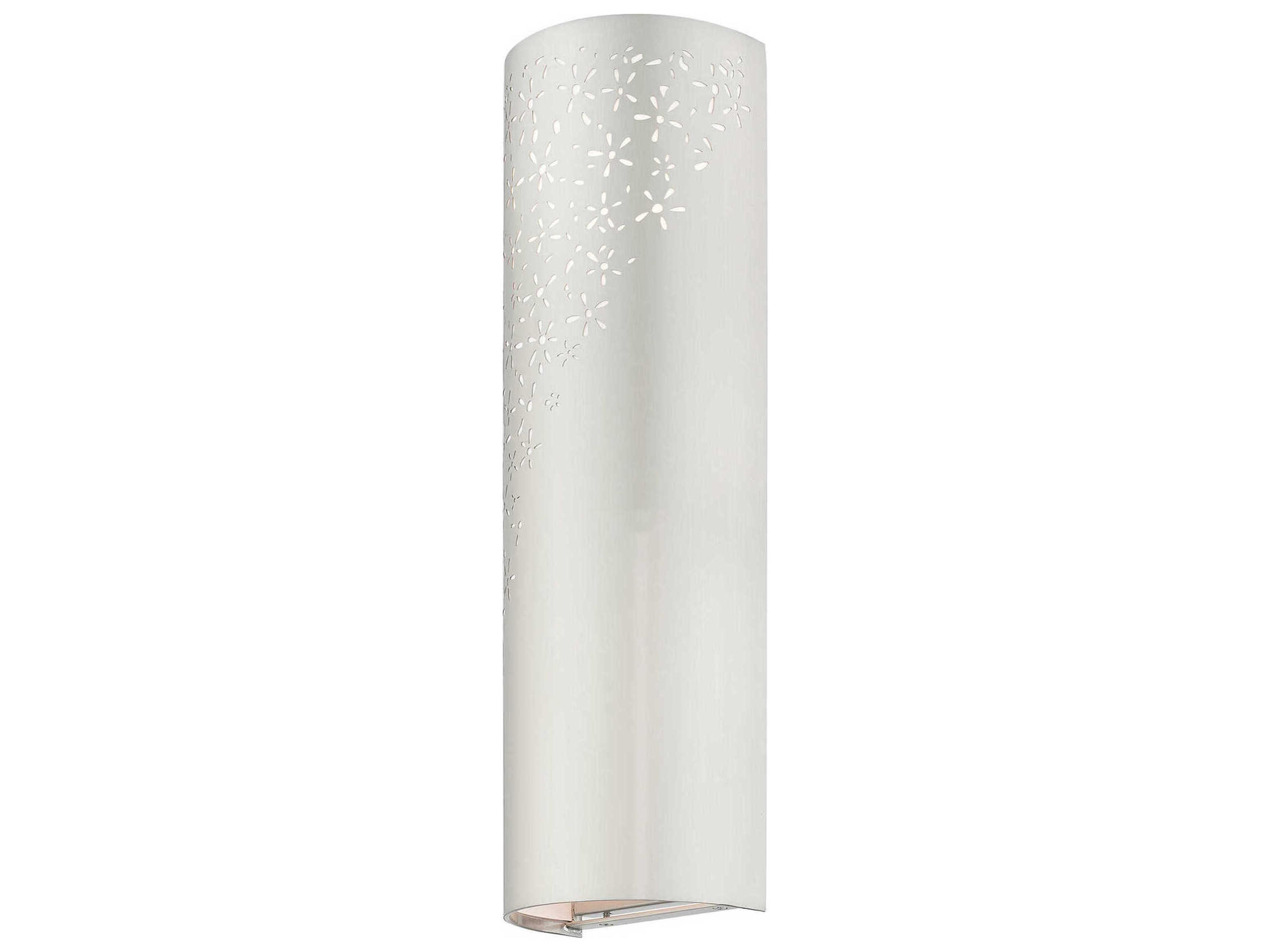 Livex Lighting Noria 2-Light Brushed Nickel Wall Sconce