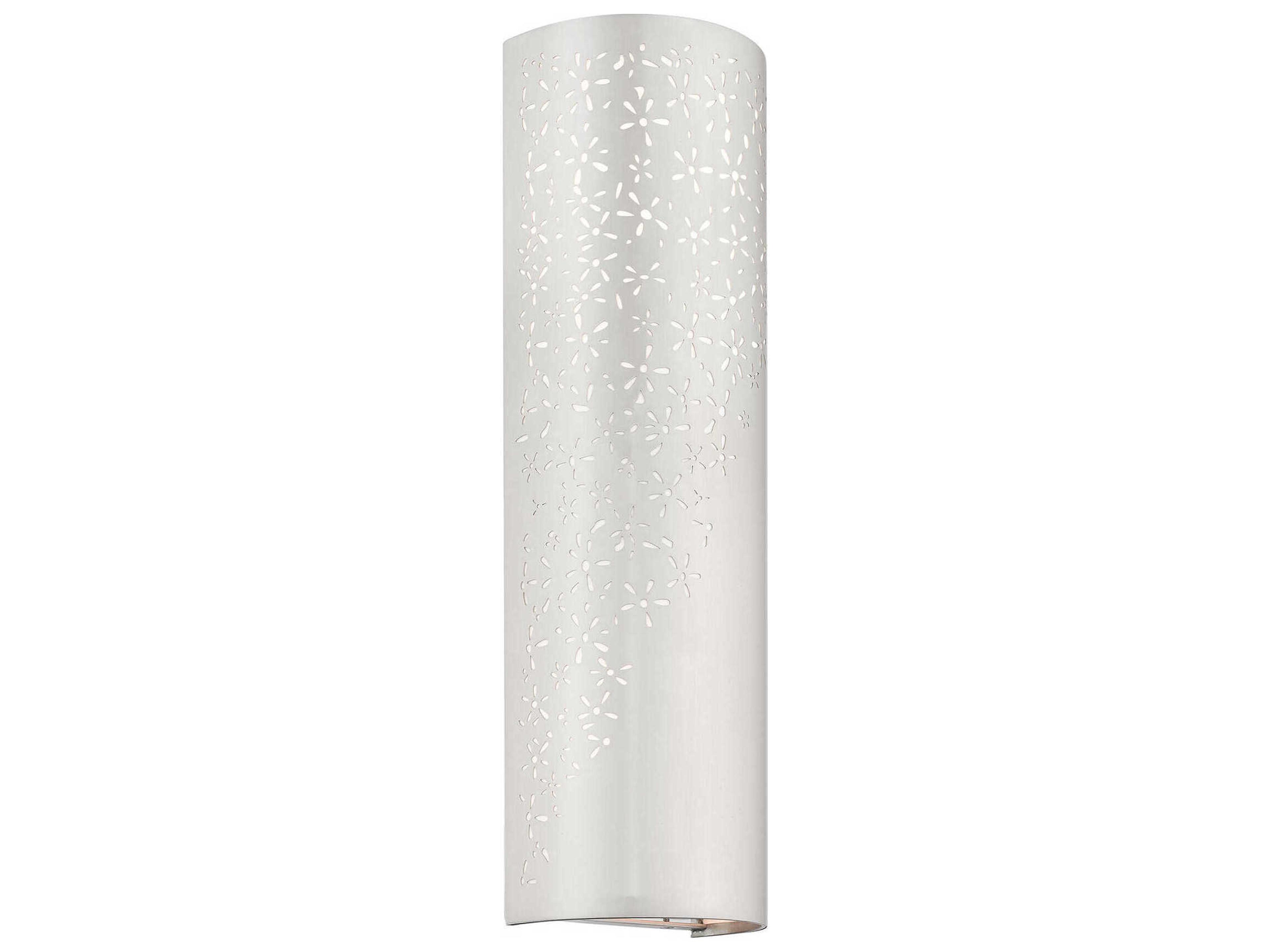 Livex Lighting Noria 2-Light Brushed Nickel Wall Sconce