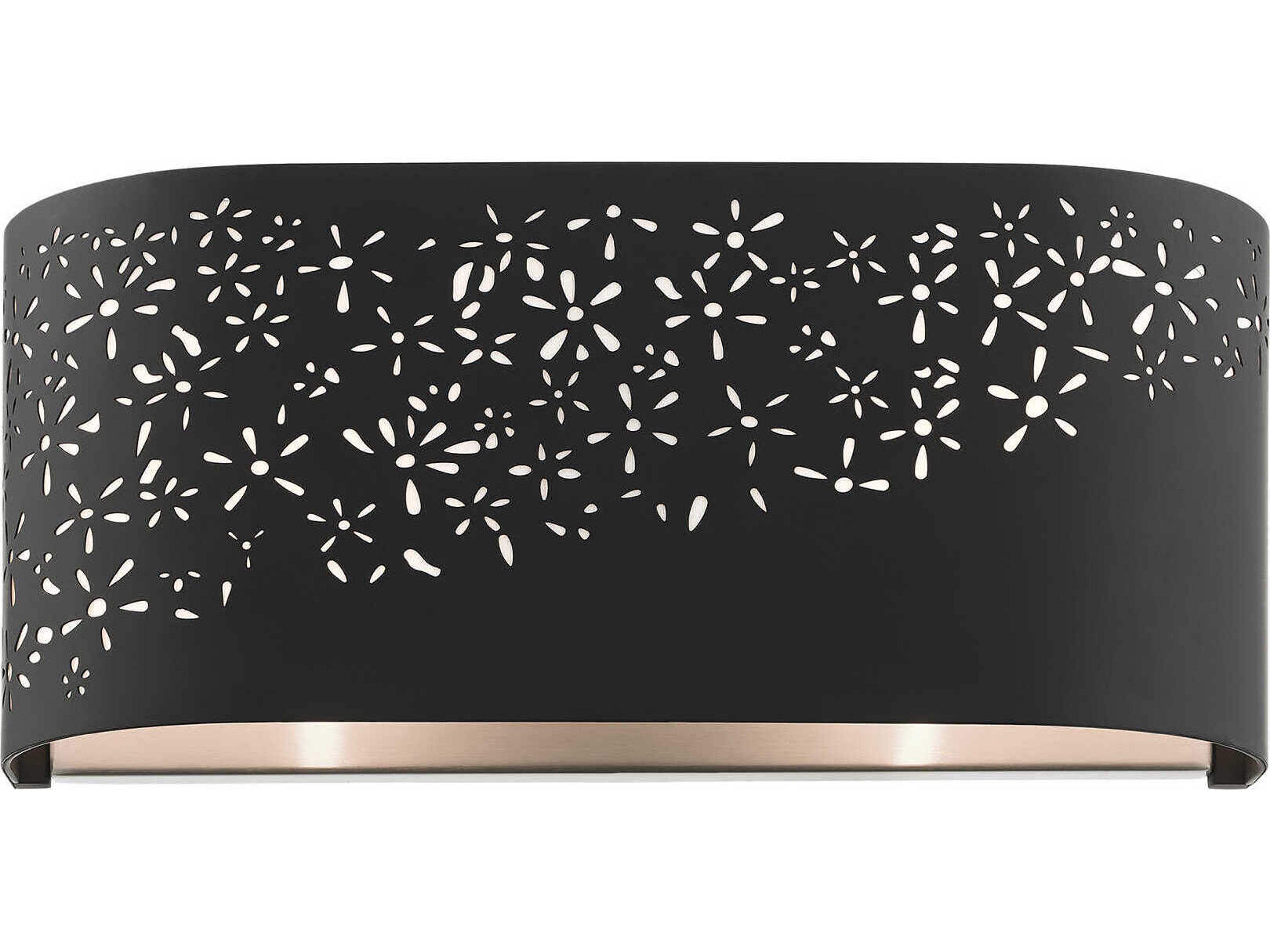 Livex Lighting Noria 2-Light Black Wall Sconce