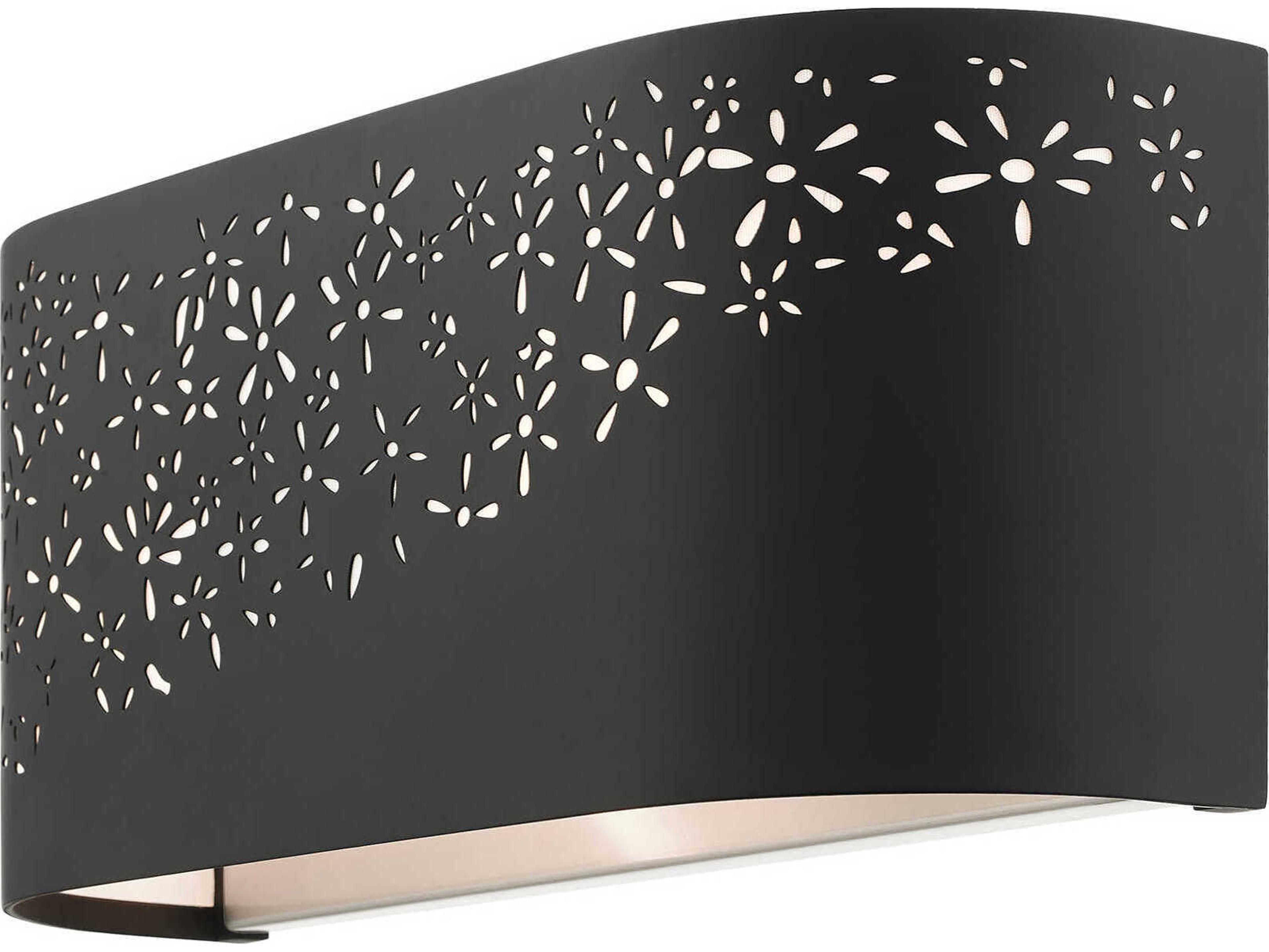 Livex Lighting Noria 2-Light Black Wall Sconce